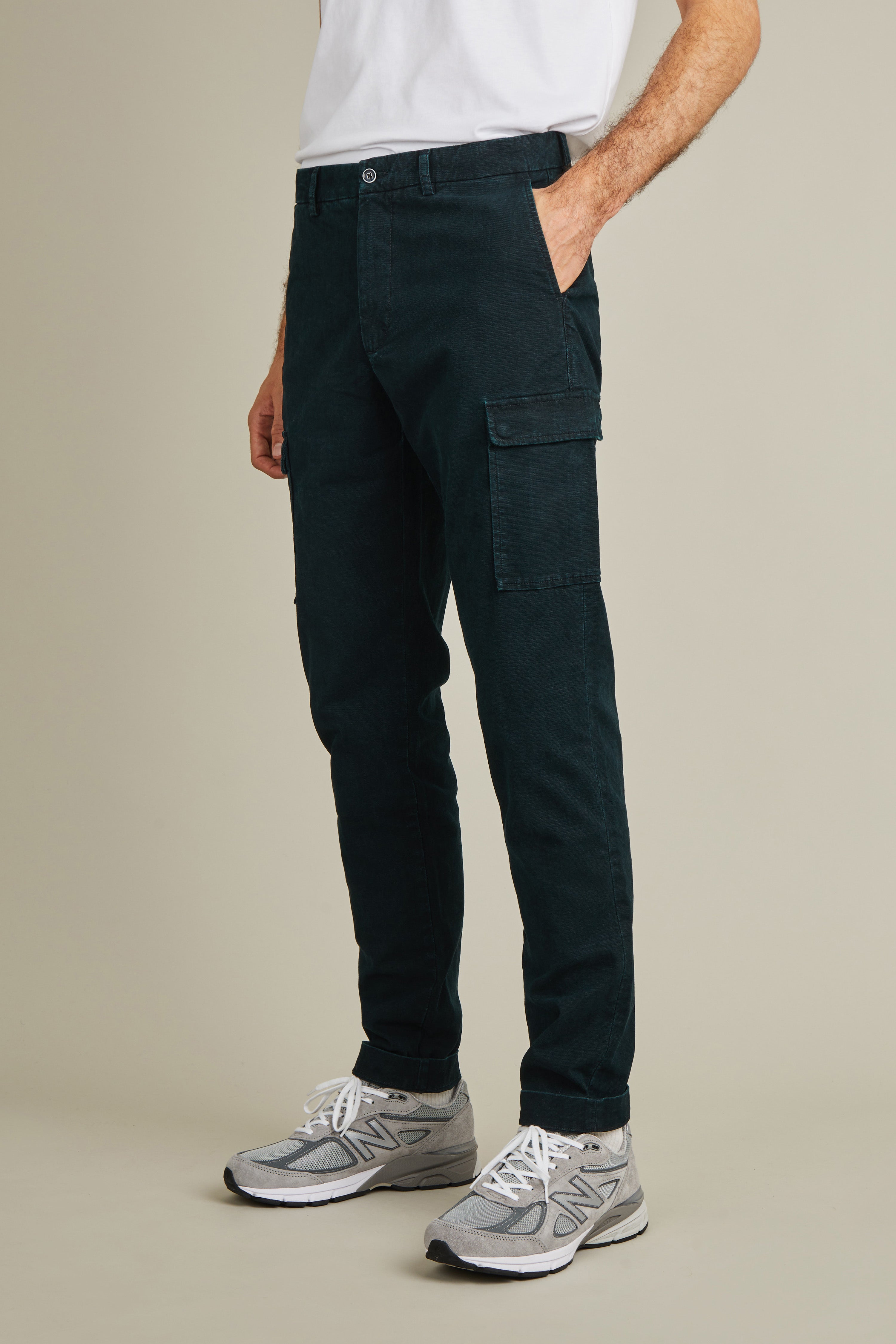 Pantalon cargo vert