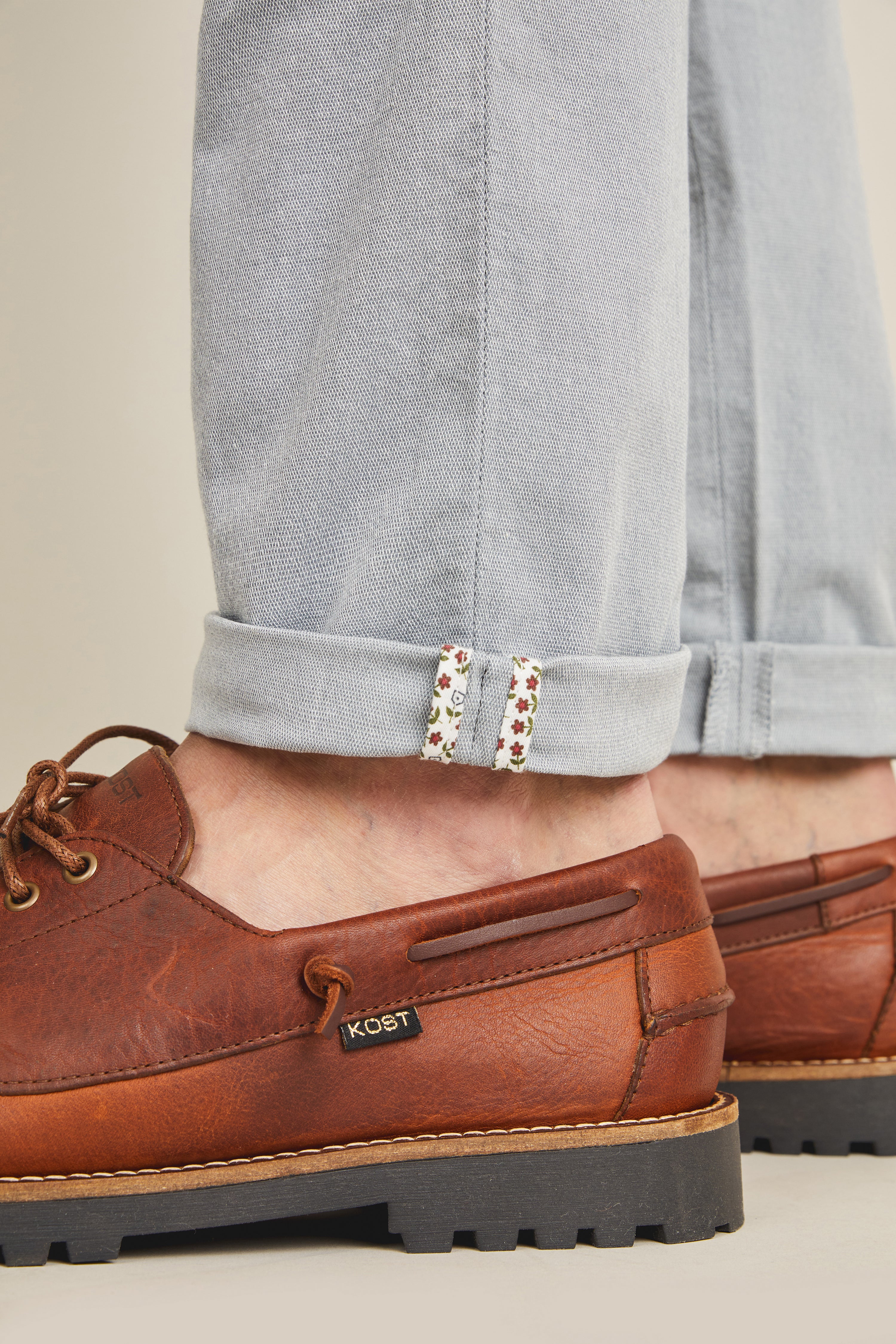 Blue airy chinos