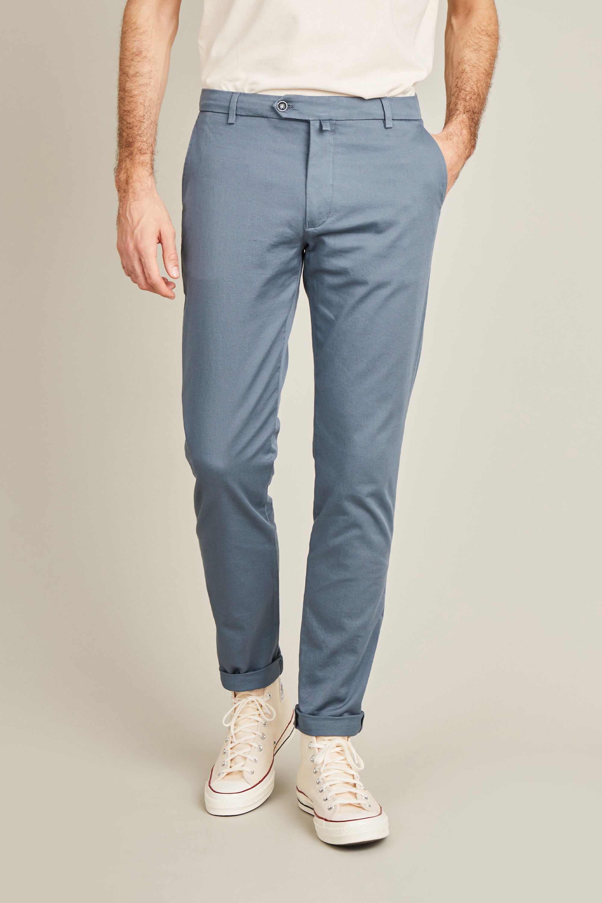 Chino bleu jasmin