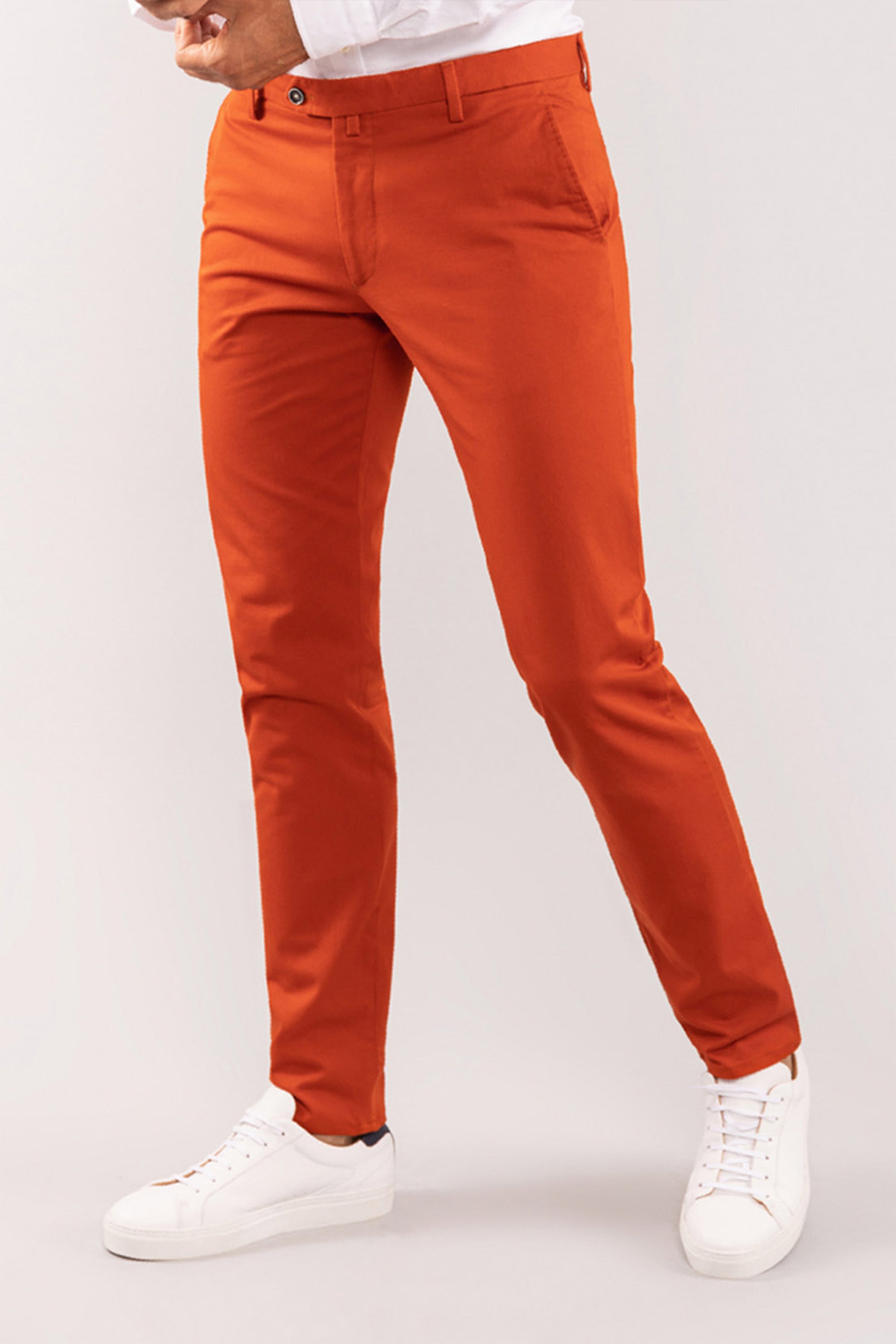 Rusty orange chinos