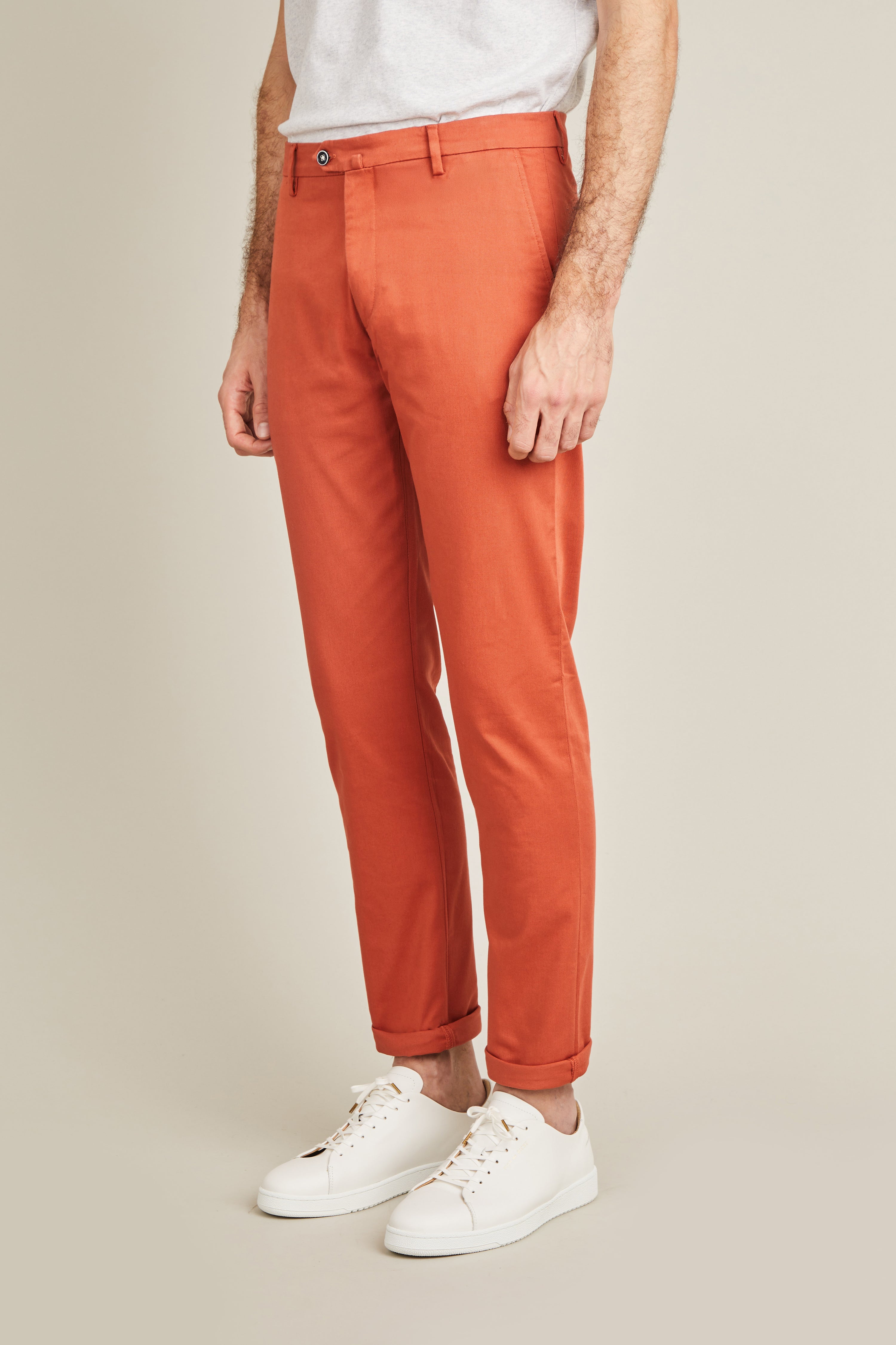 Orange red chinos