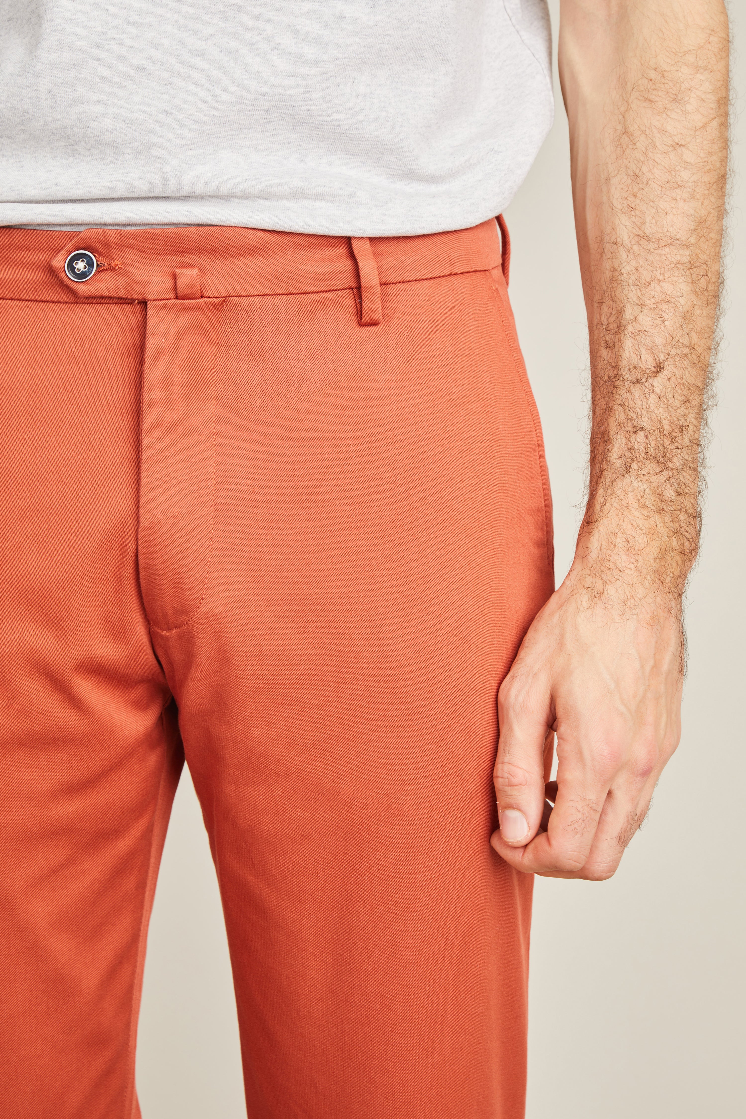 Orange red chinos