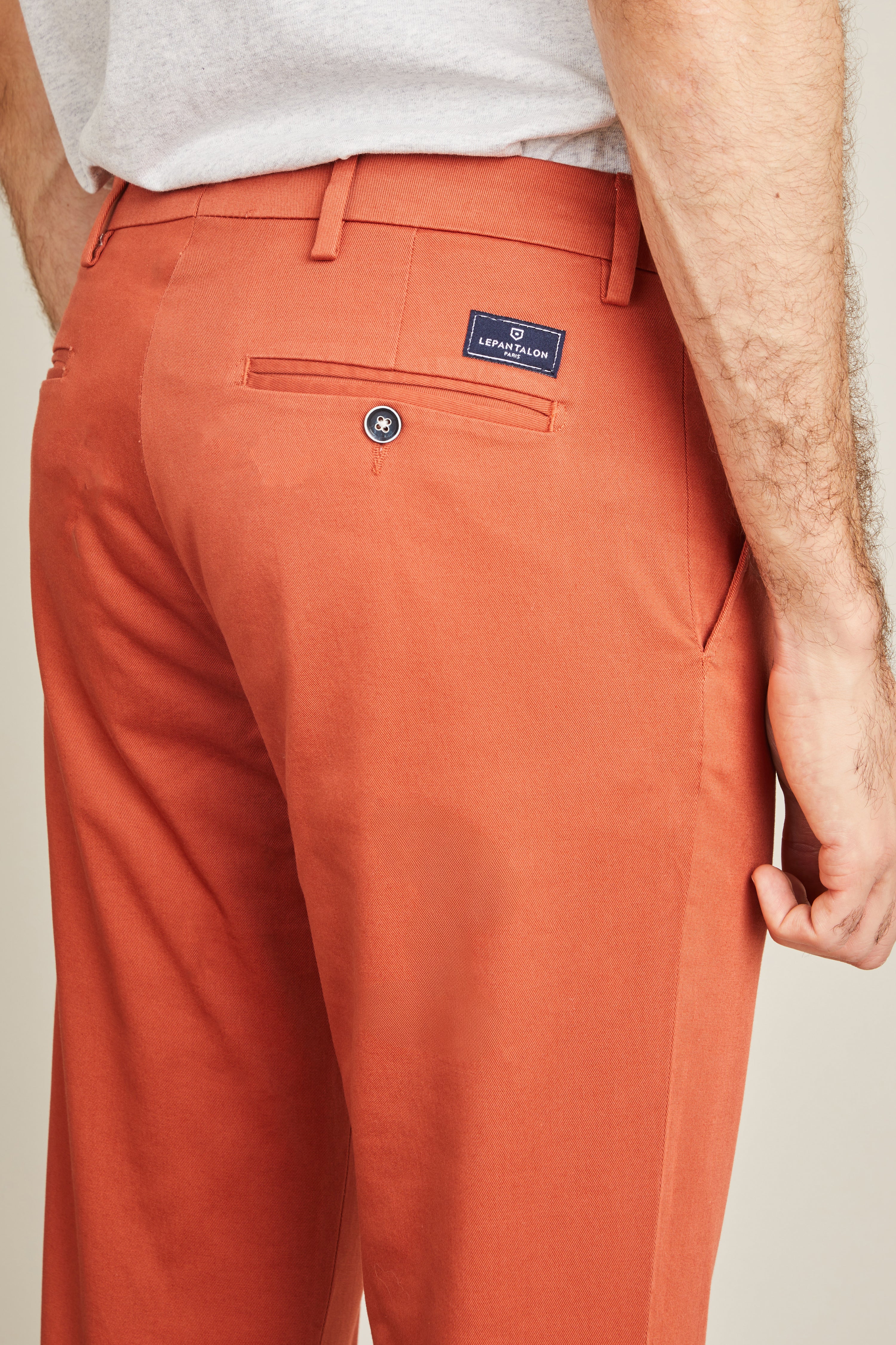 Orange red chinos
