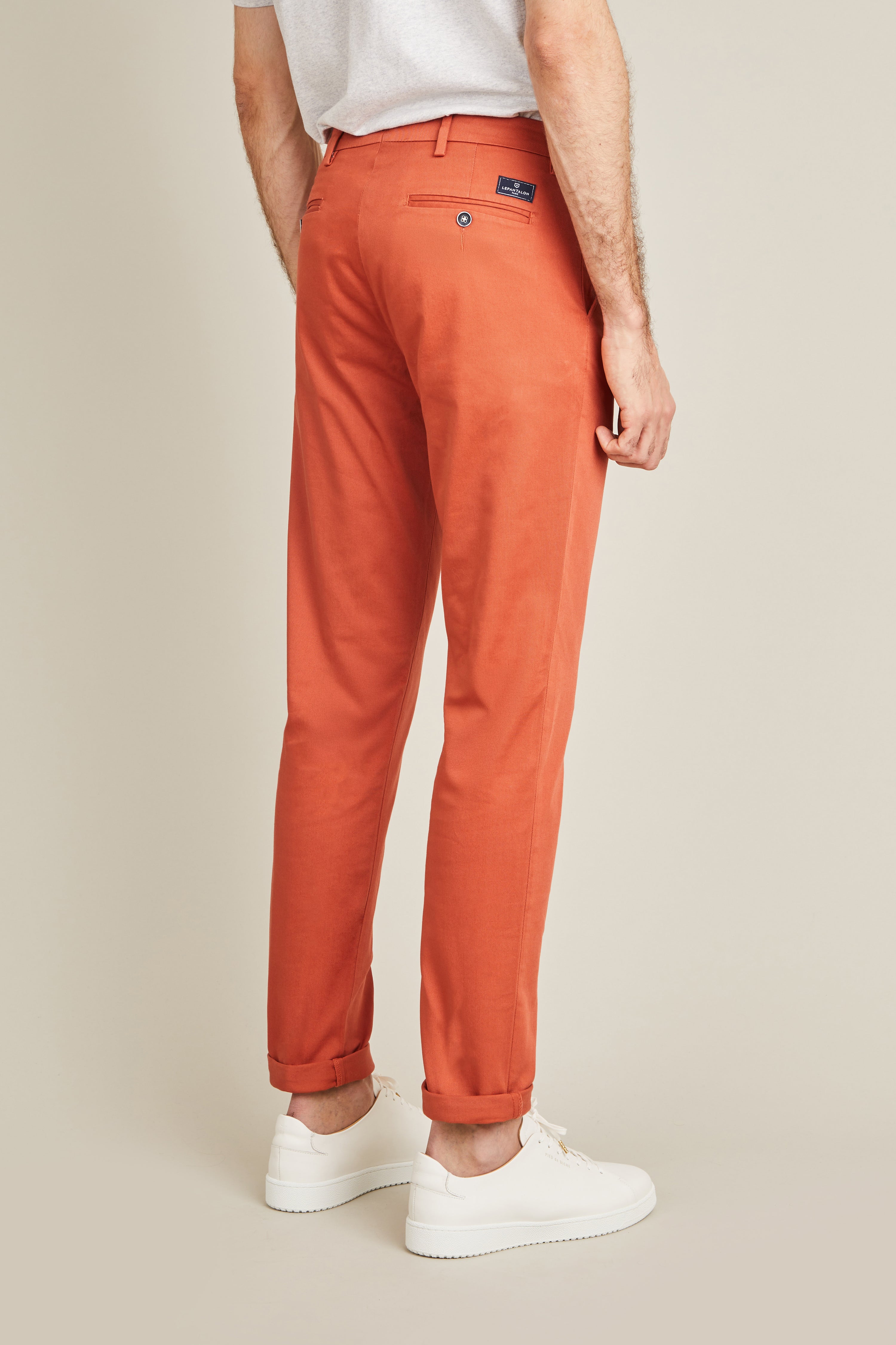 Orange red chinos