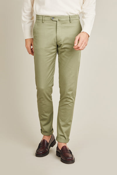 Olive chinos