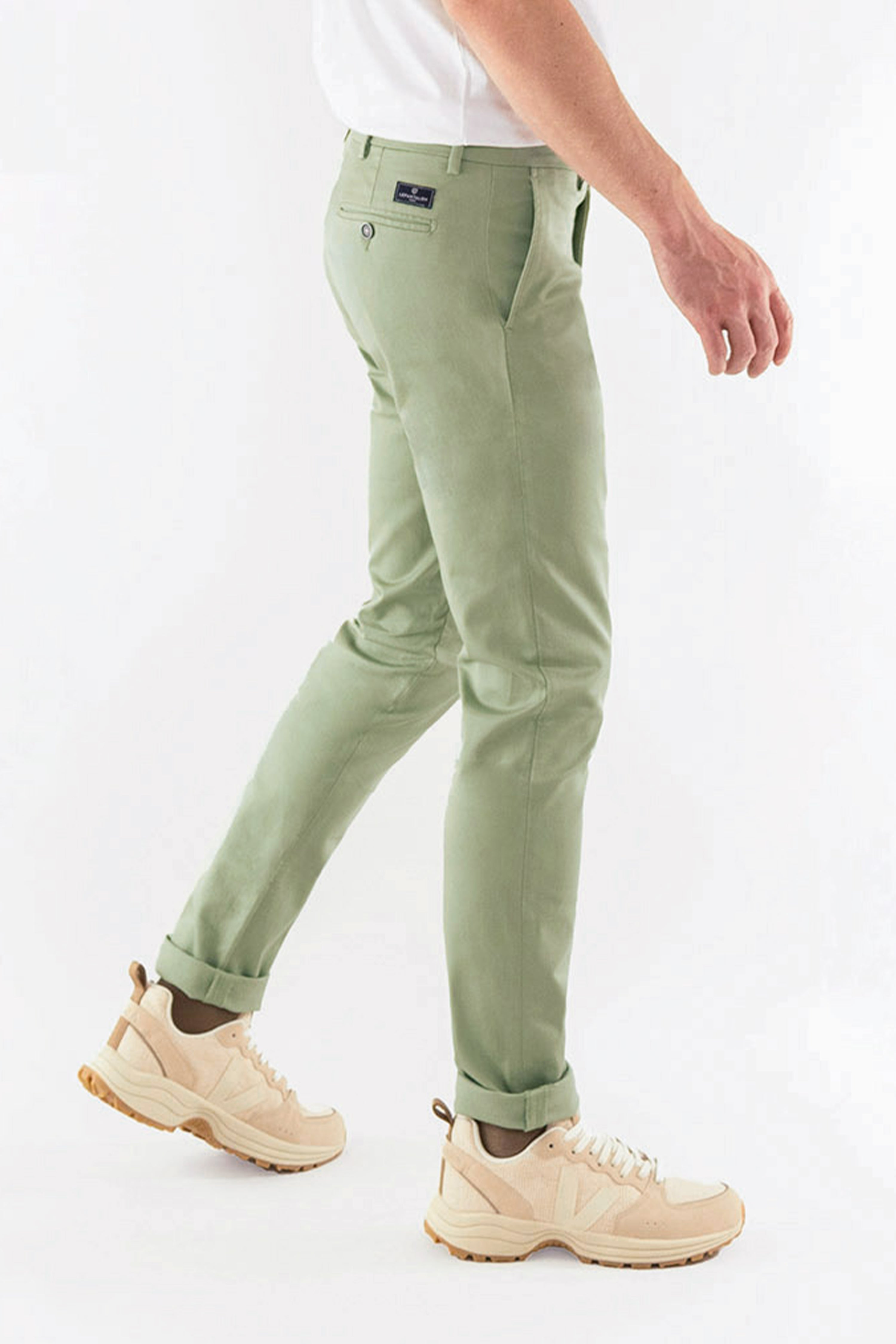 Chino vert tilleul