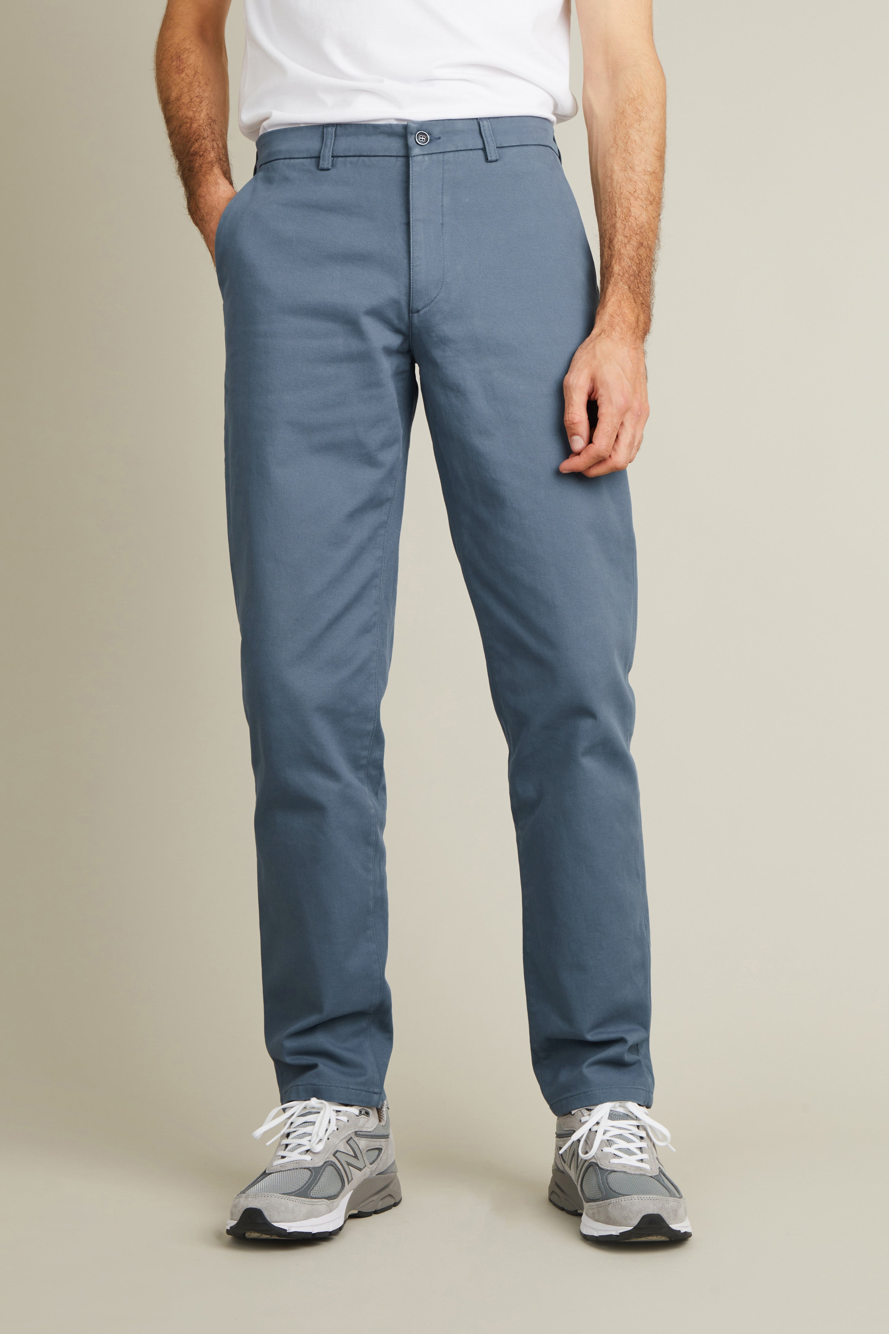 Jasmine blue straight chinos