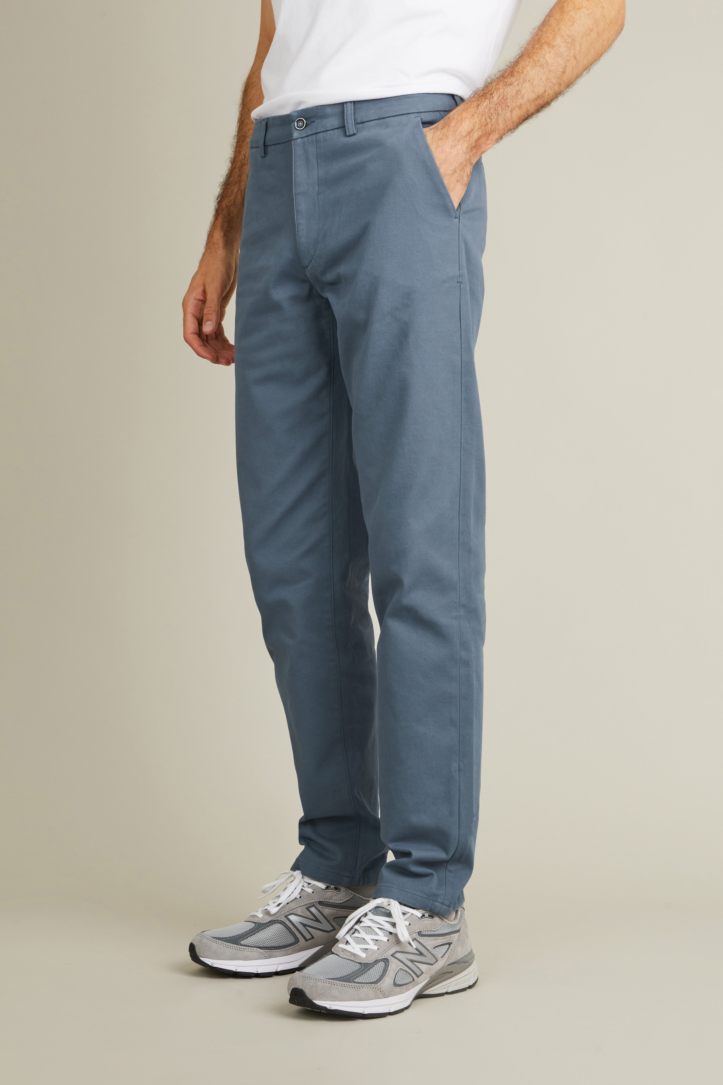 Jasmine blue straight chinos