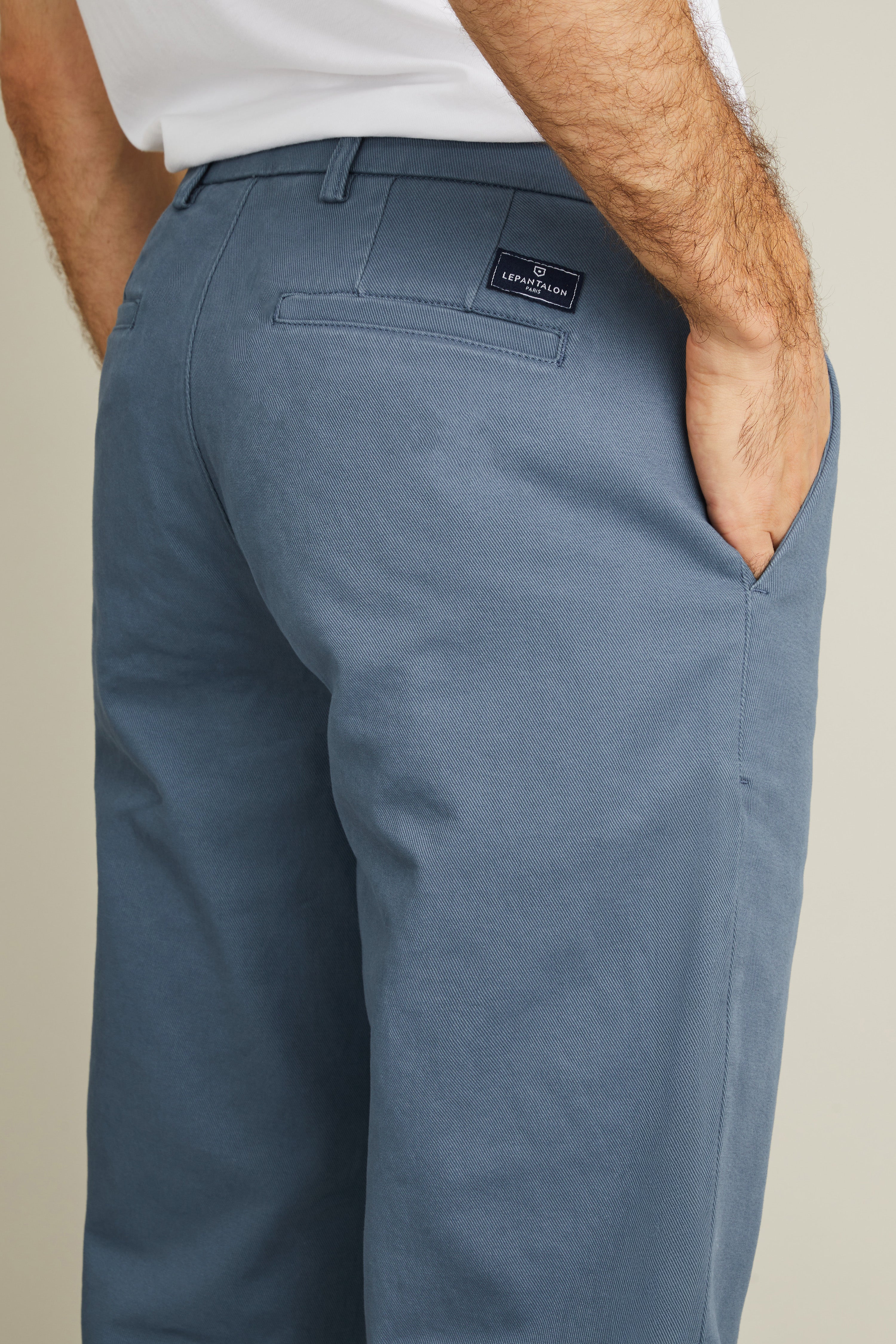 Jasmine blue straight chinos