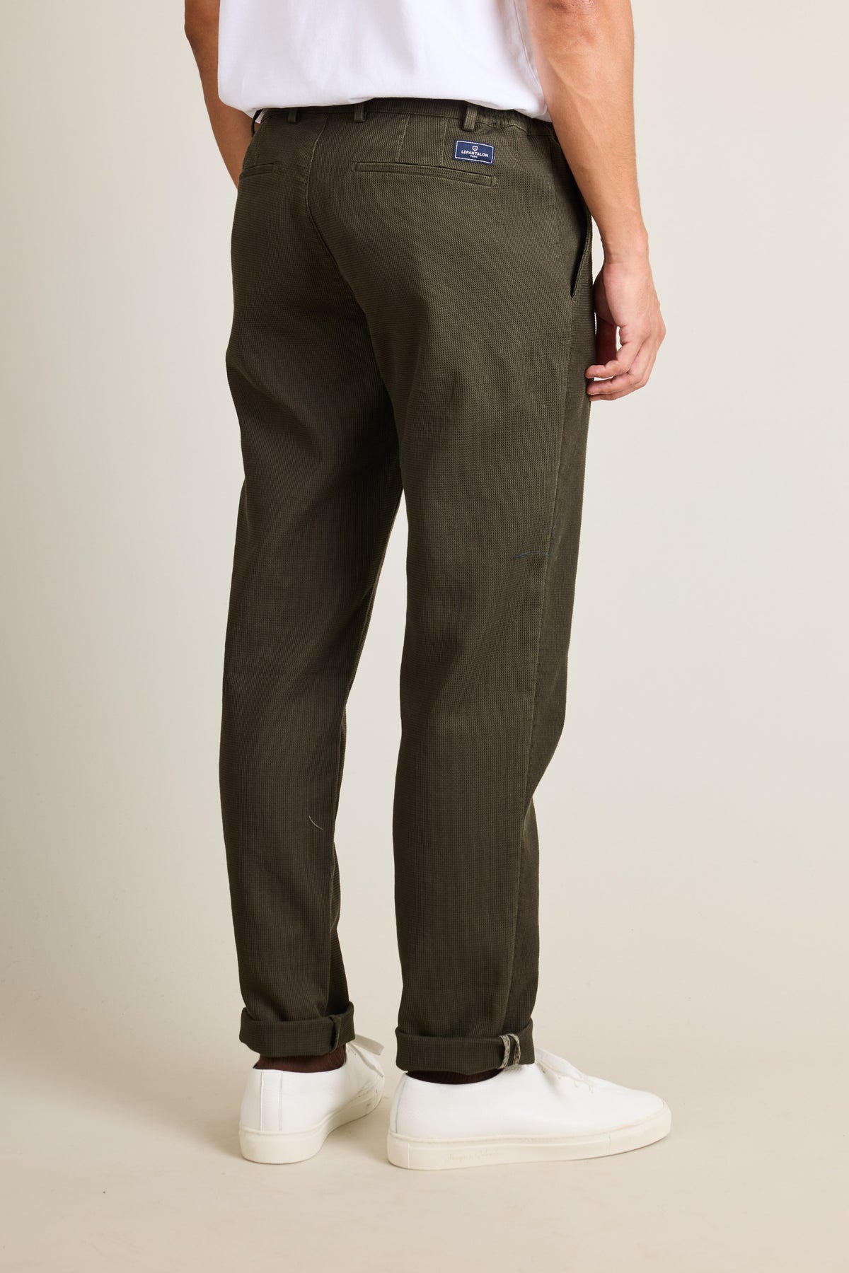 Easy waffle chinos ebony