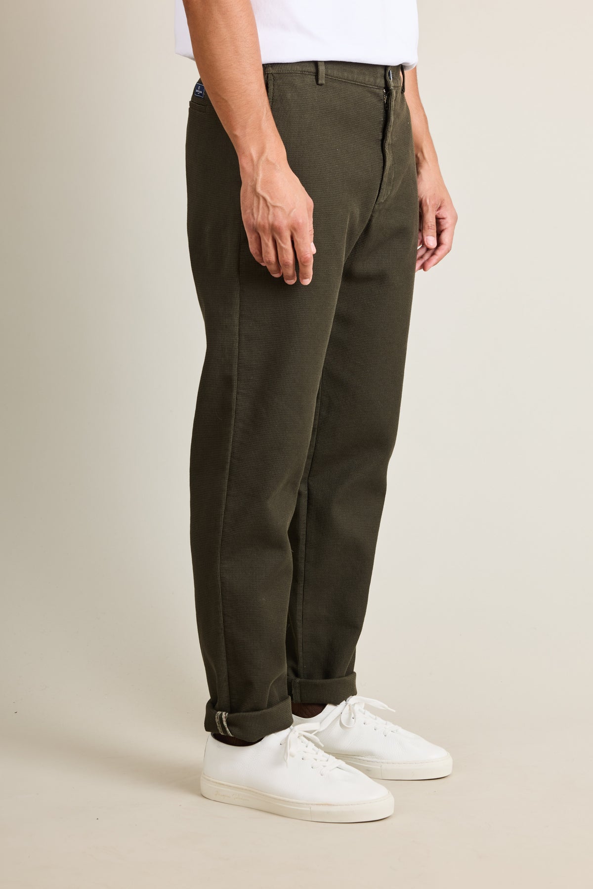 Easy waffle chinos ebony