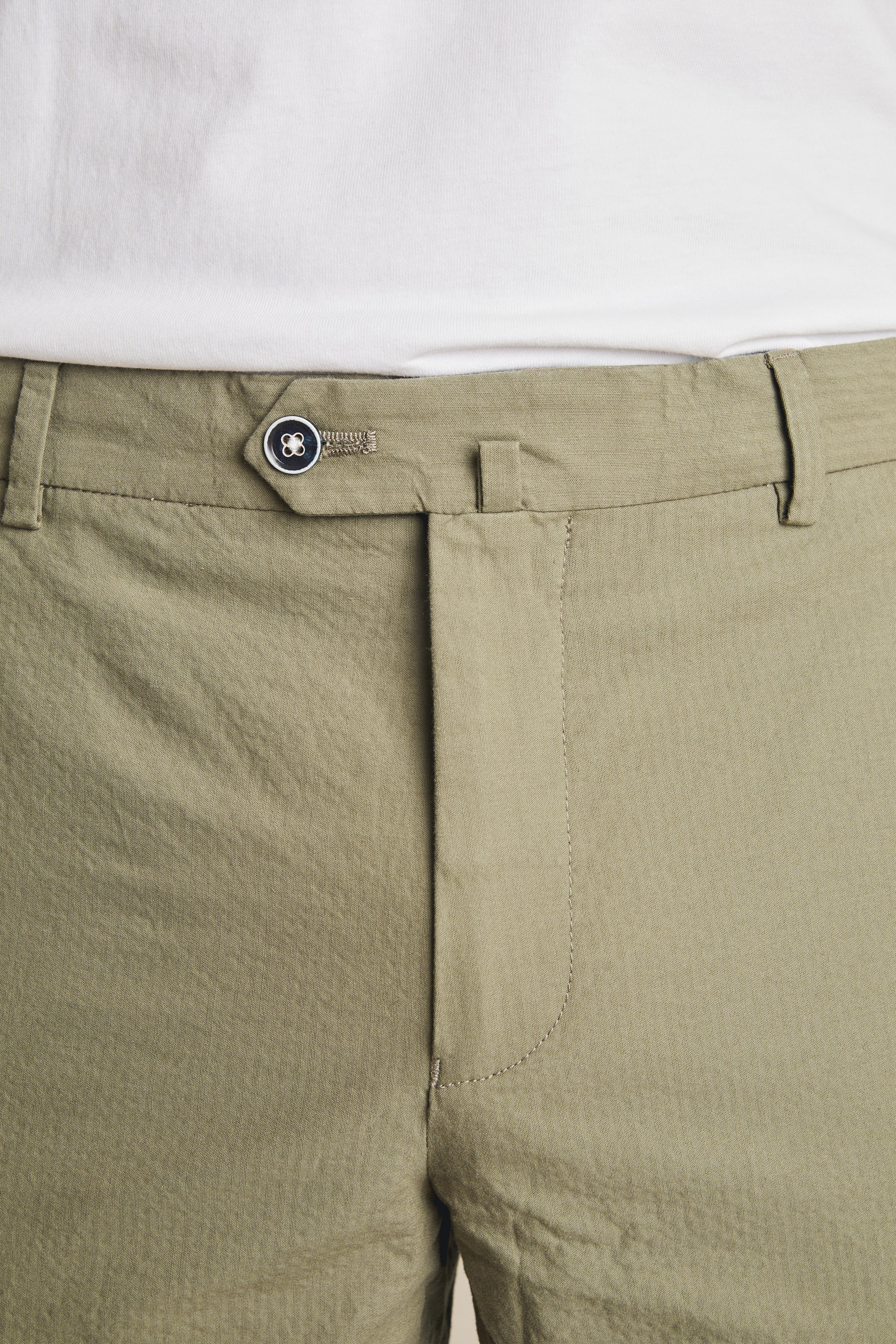Chino seersucker kaki