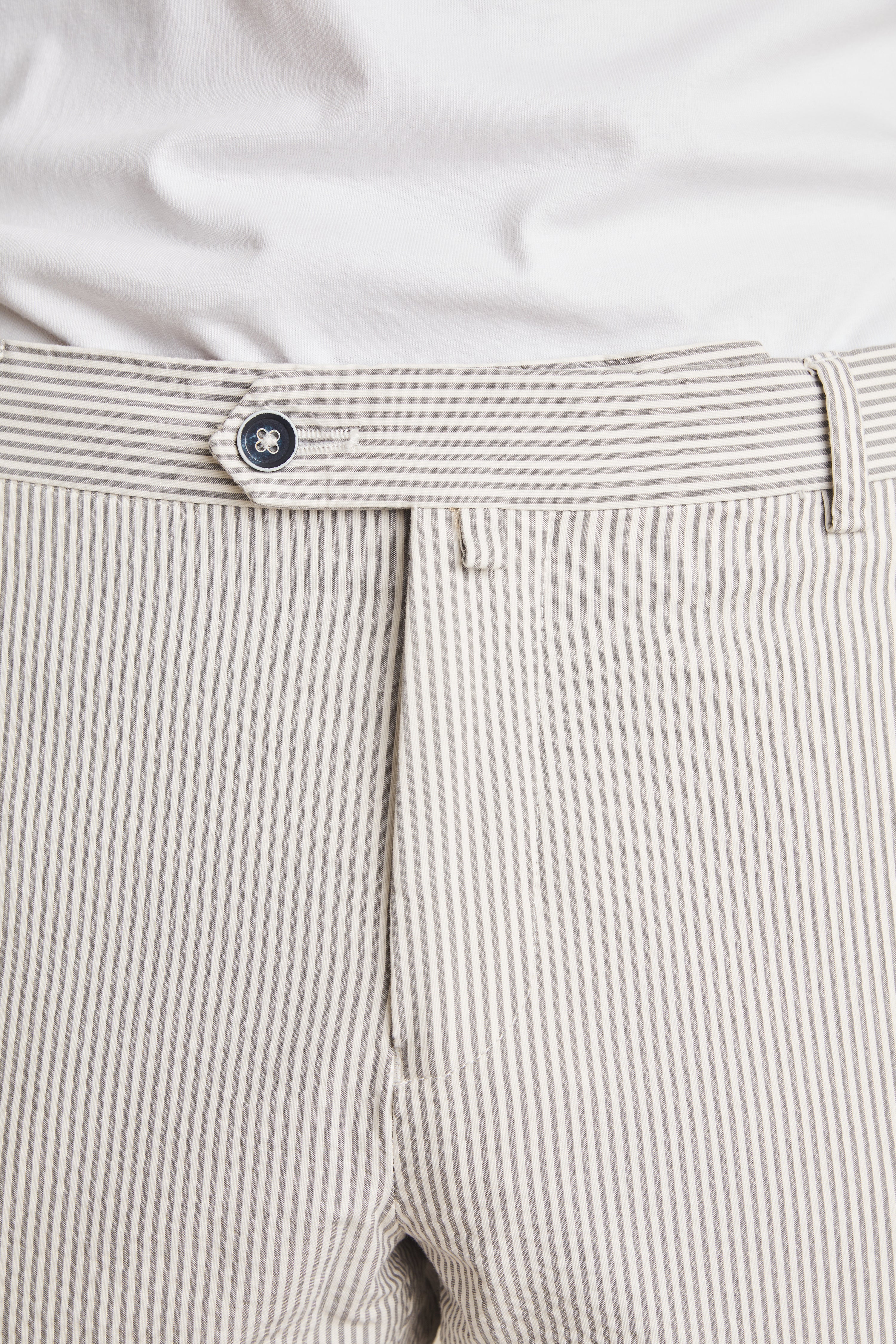 Chino seersucker à rayures
