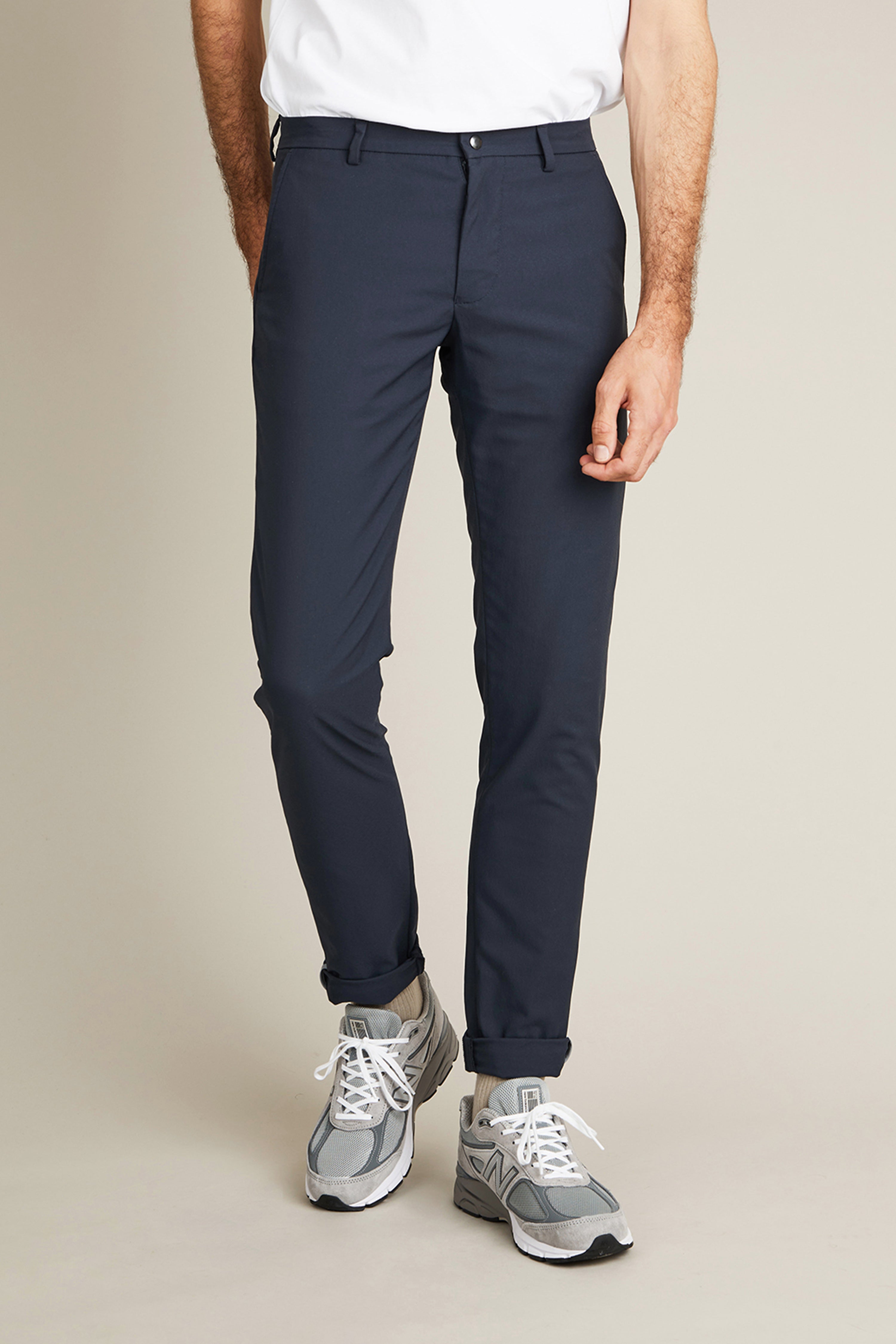 Navy blue active chinos