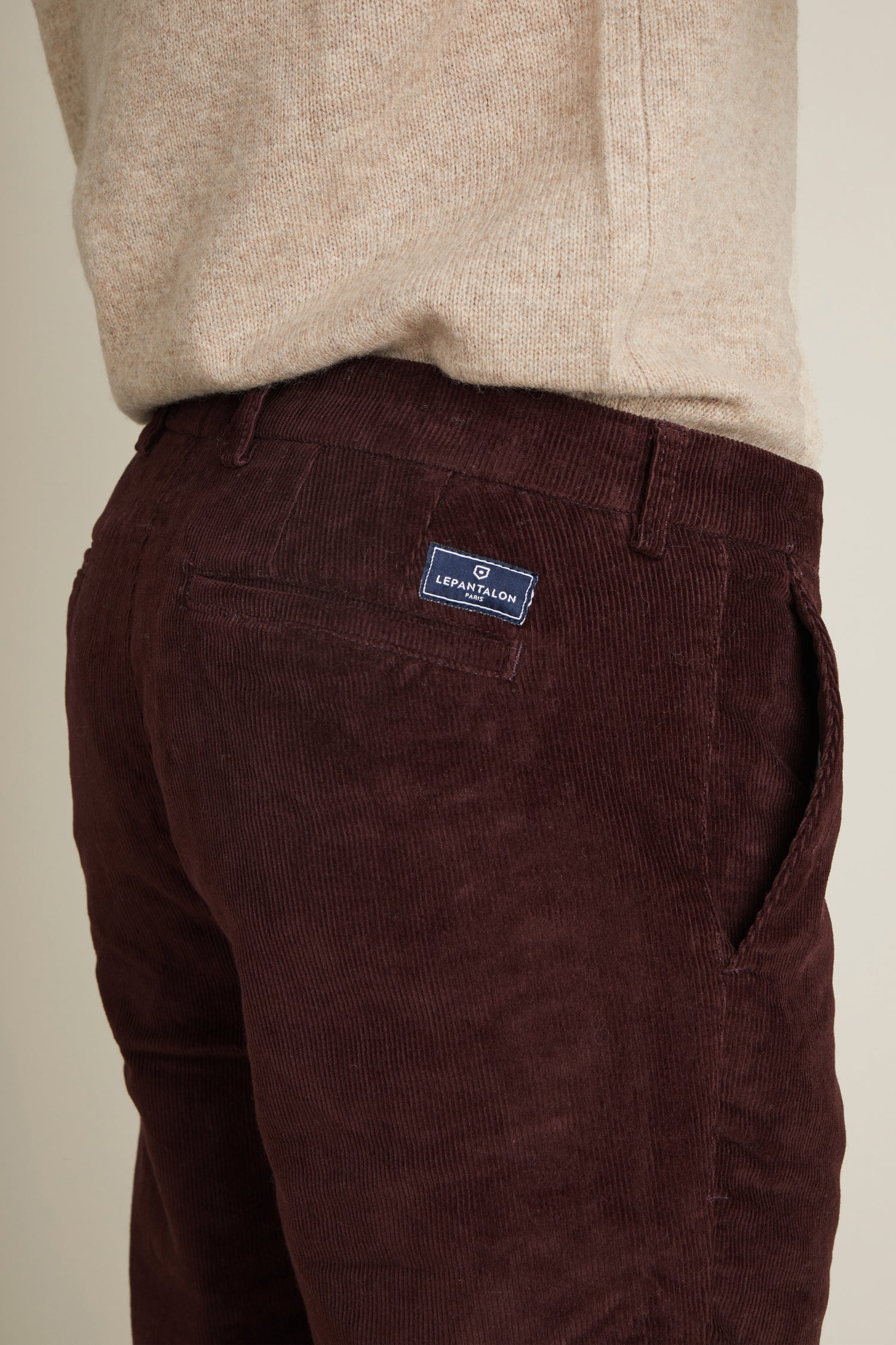 Burgundy corderoy chinos