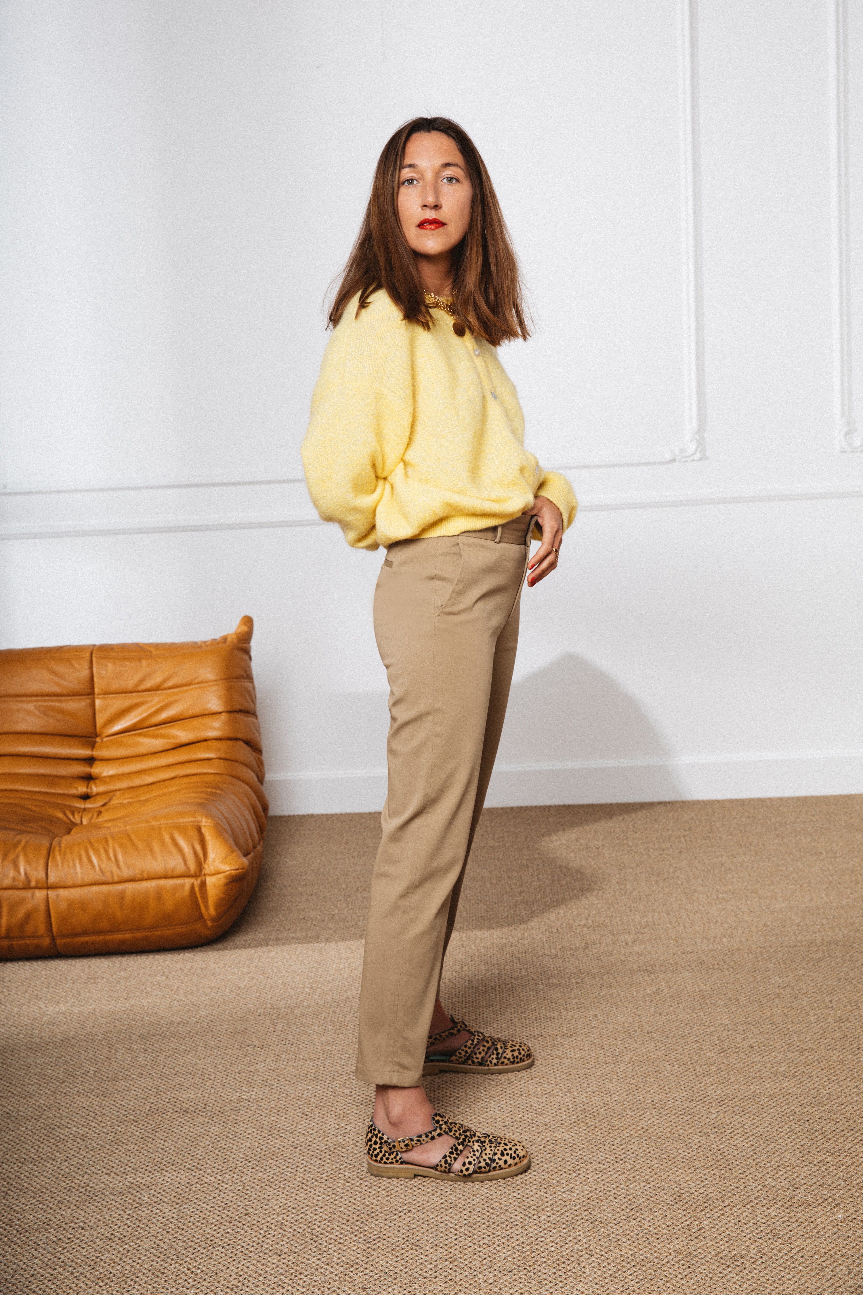 Lee Pantaloncini Chino Donna Regular Fit – Pioneer Beige, Taglia 40 – Vestibilità Comoda E Tasche Pratiche