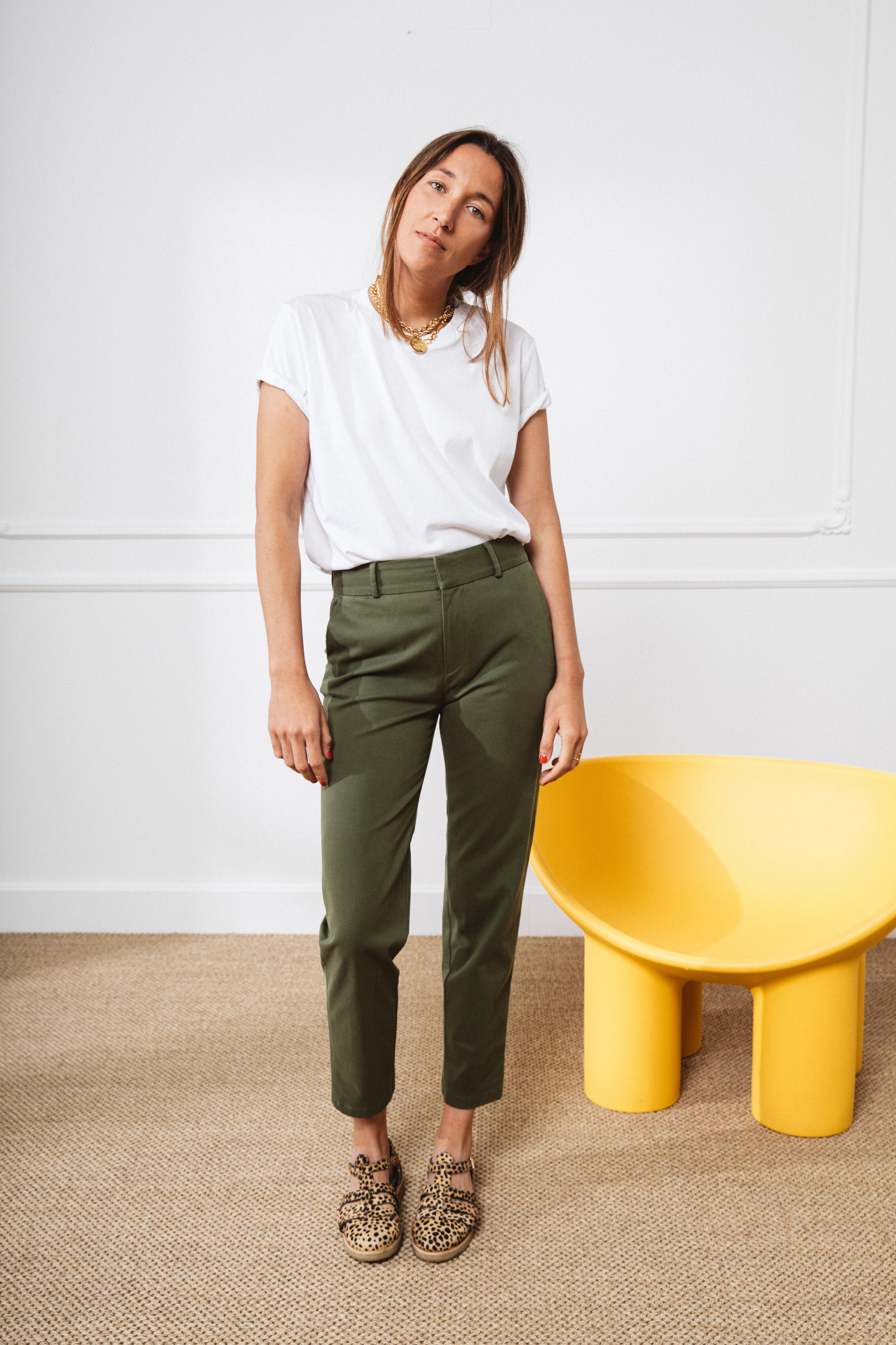 Khaki chinos