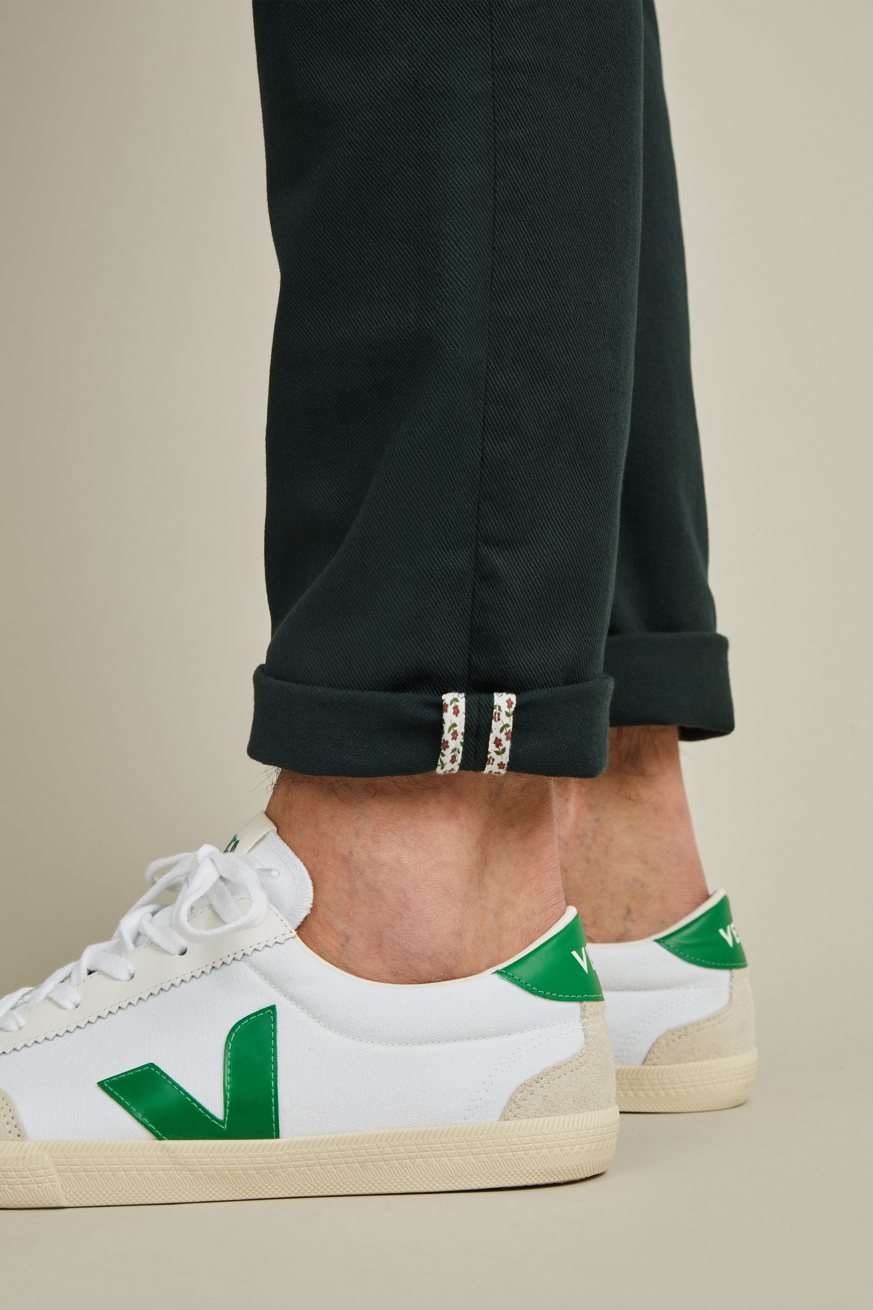 Jean coloré vert anglais