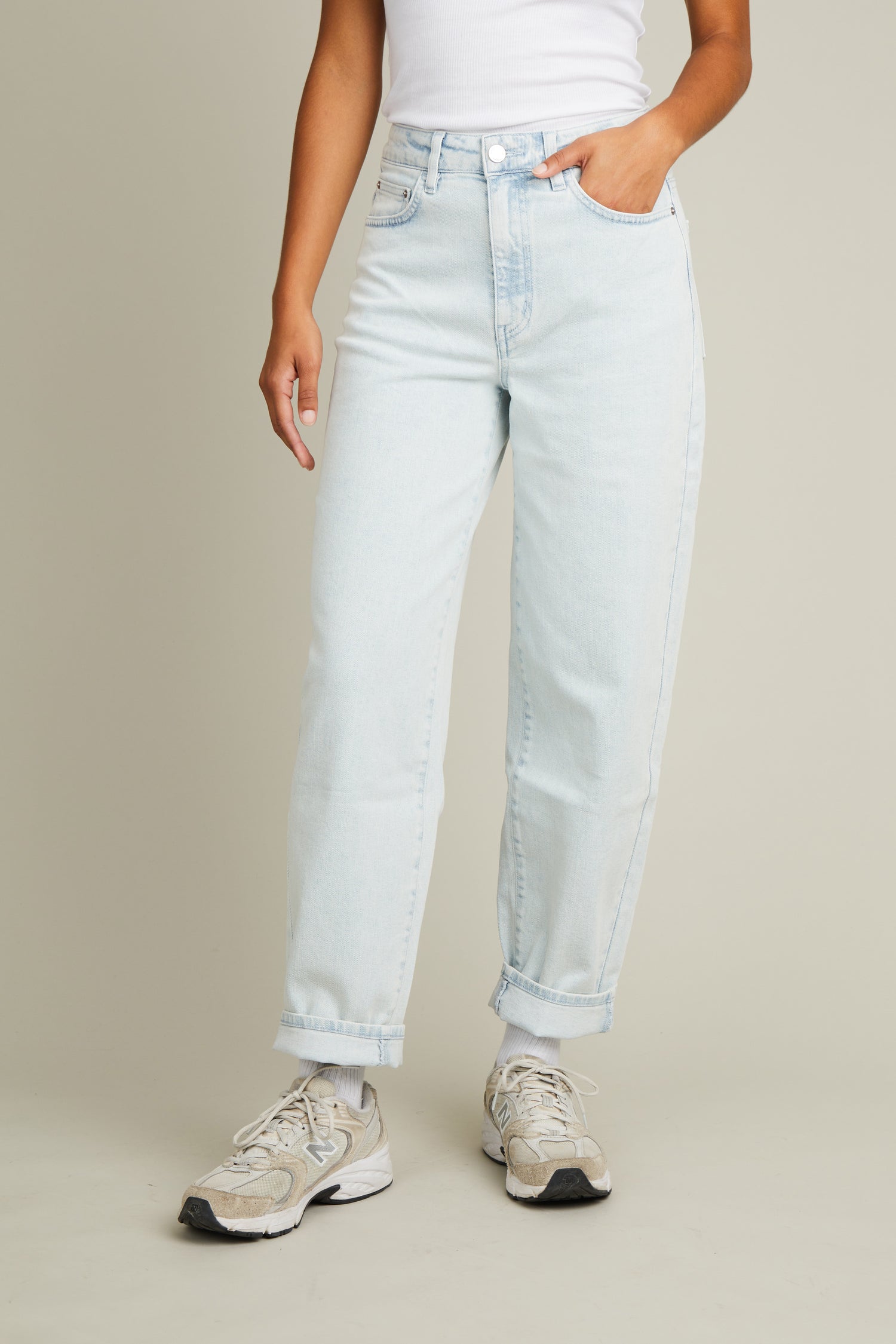 Jean balloon ice blue
