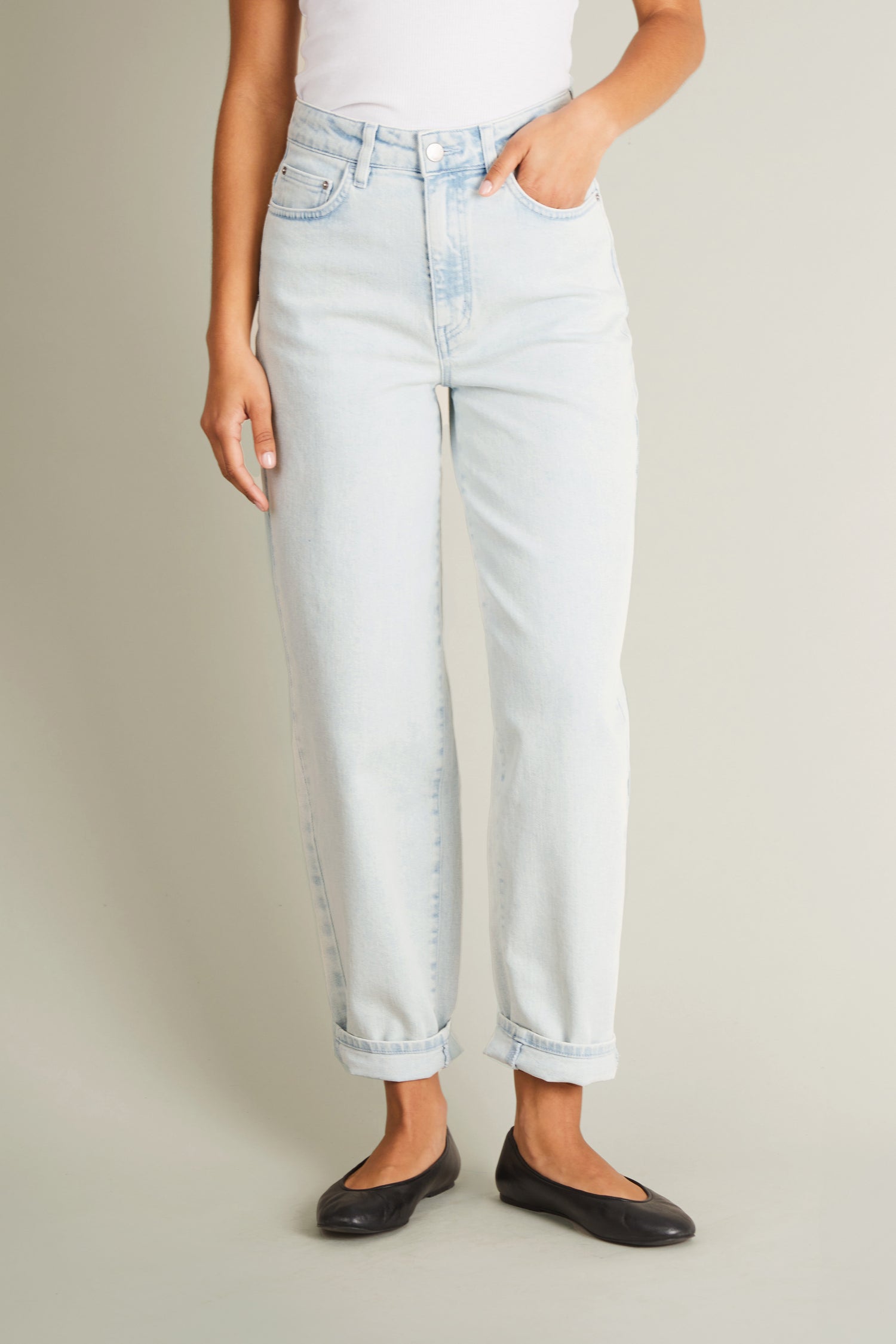 Jean balloon ice blue