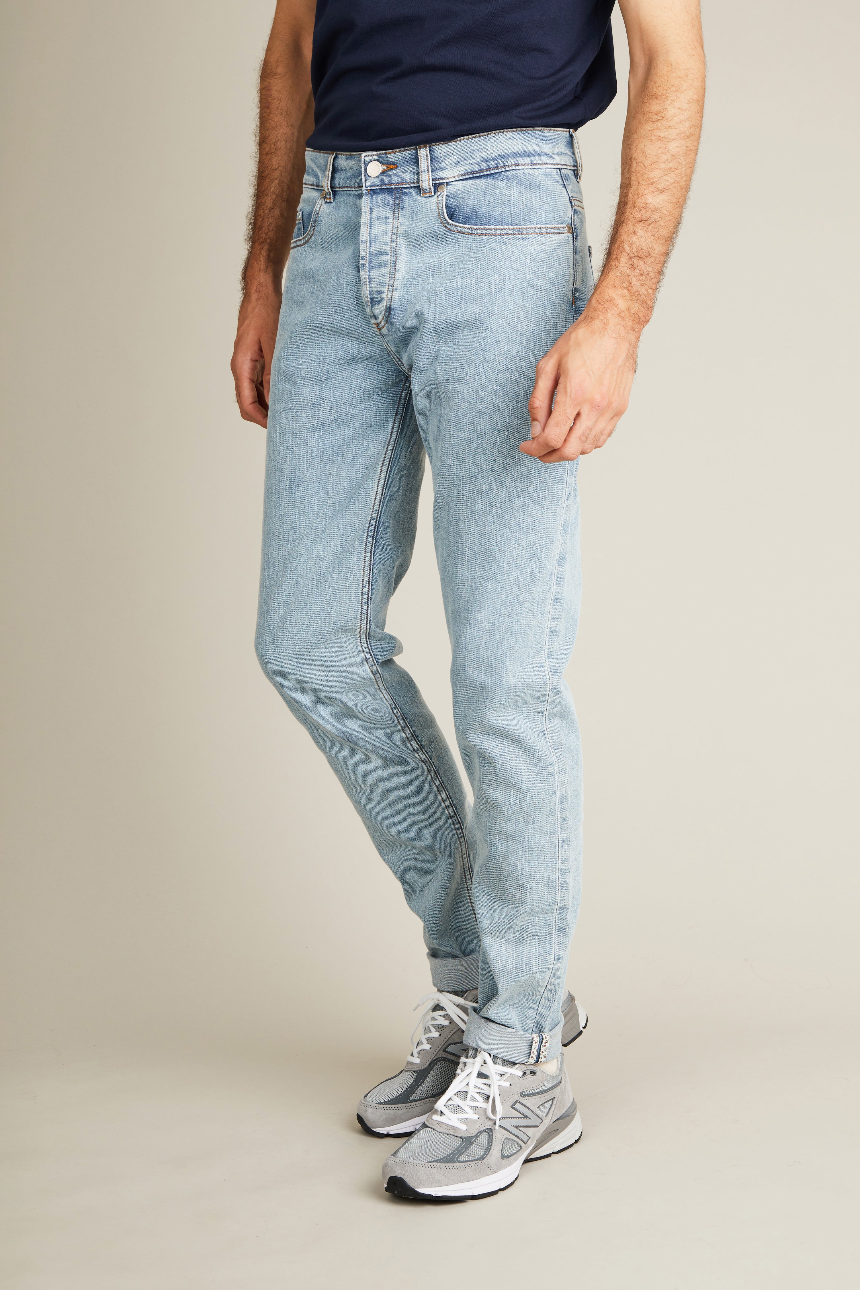 Jean classique bleu bleached