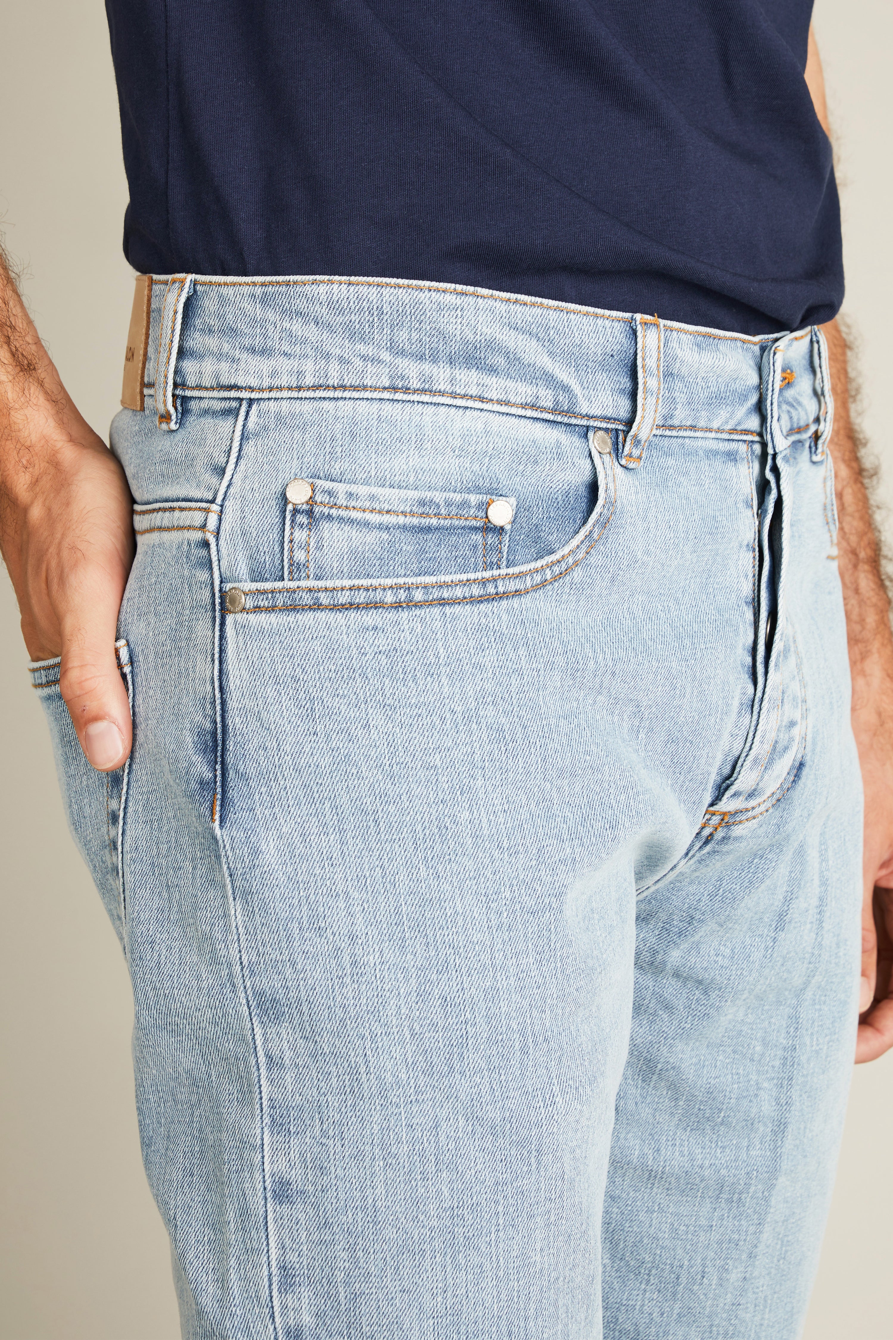 Jean classique bleu bleached