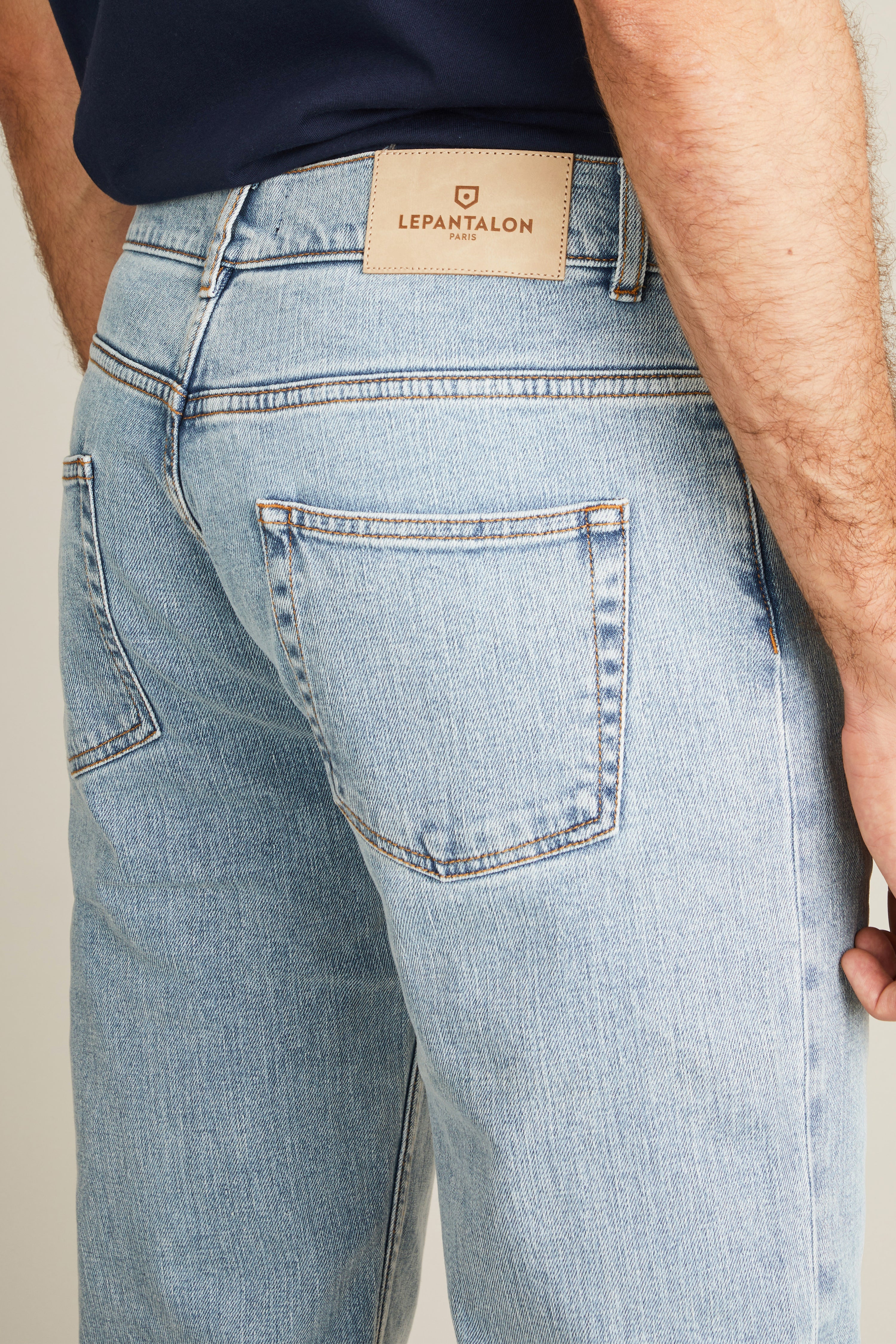 Jean classique bleu bleached