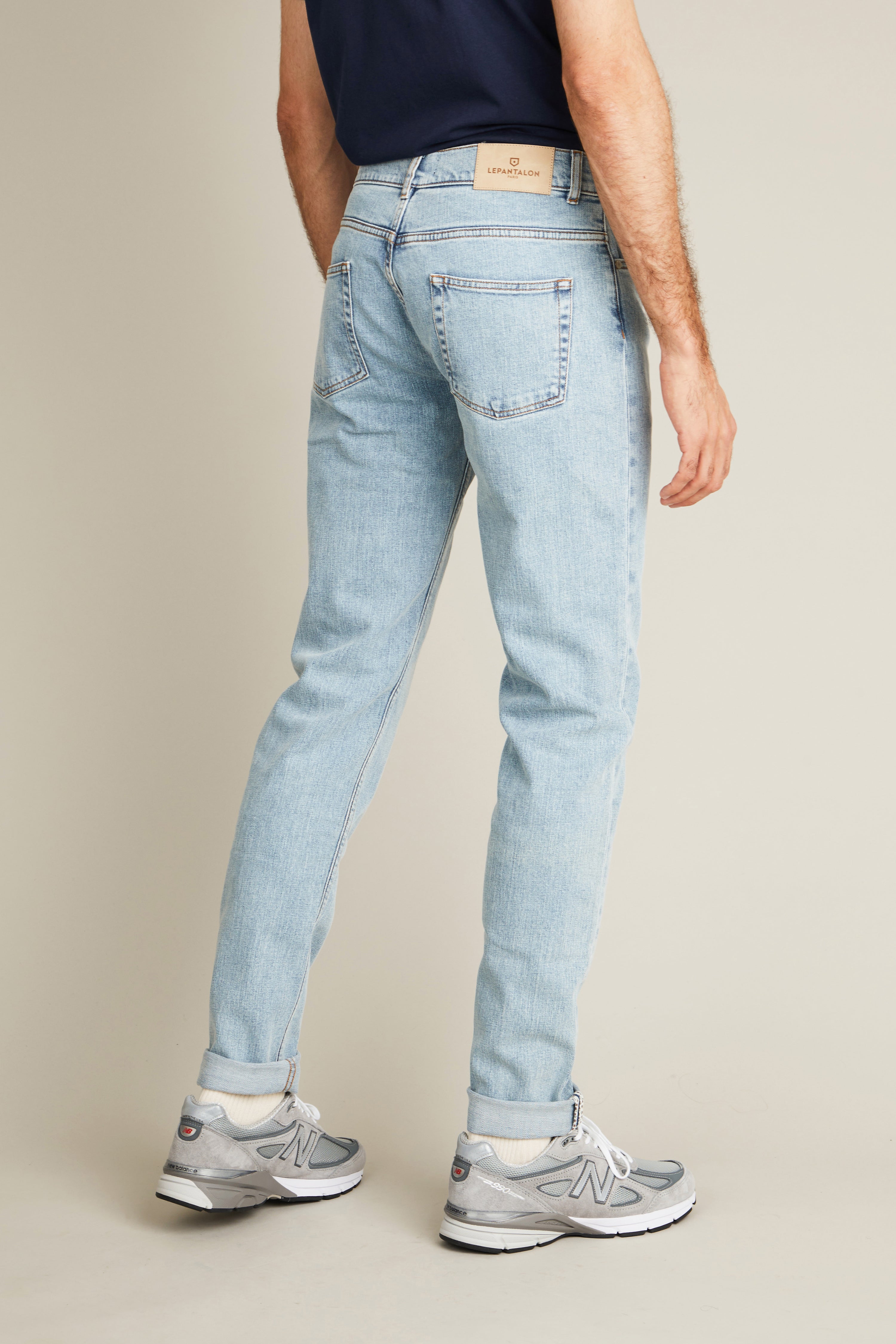 Jean classique bleu bleached