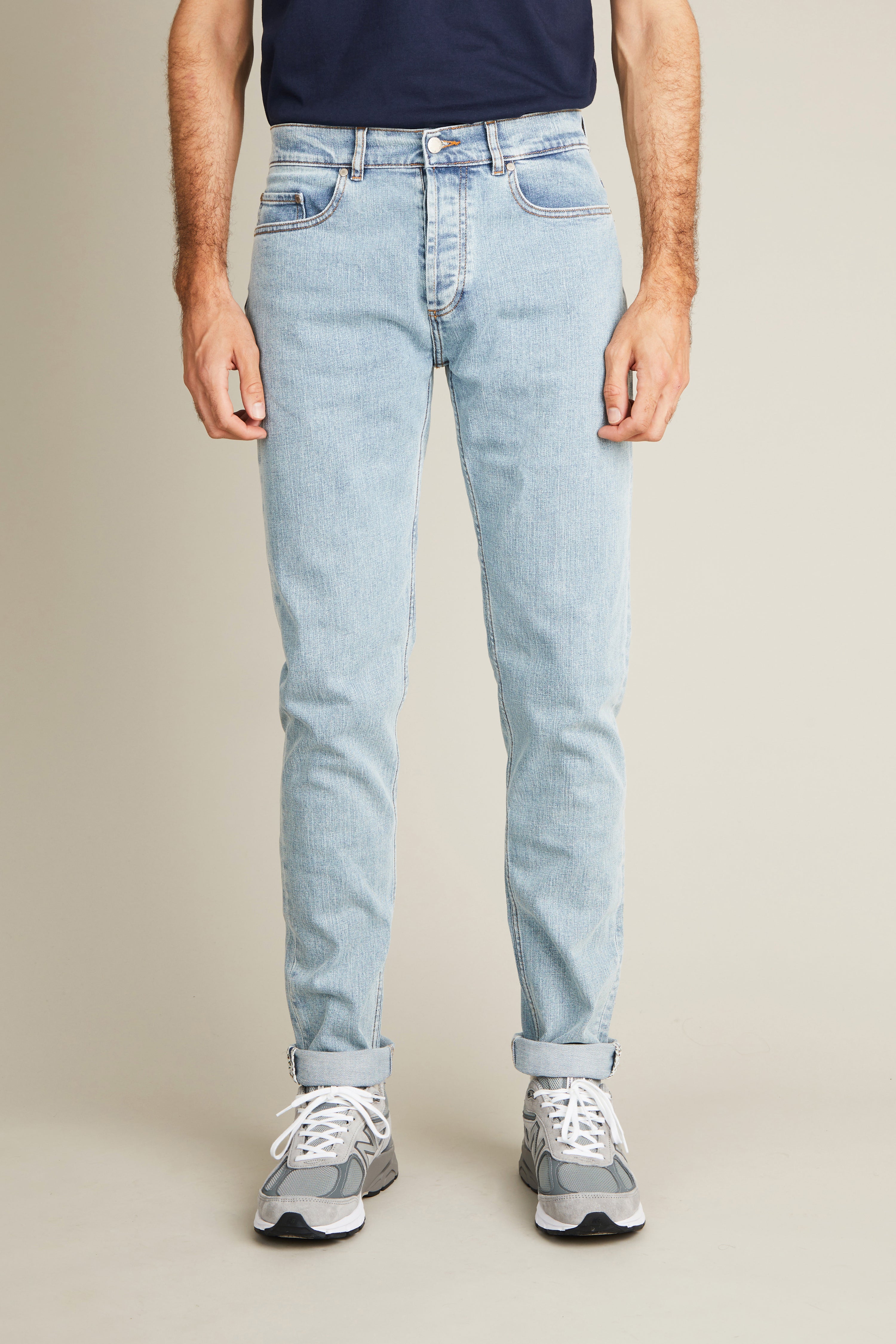 Jean classique bleu bleached