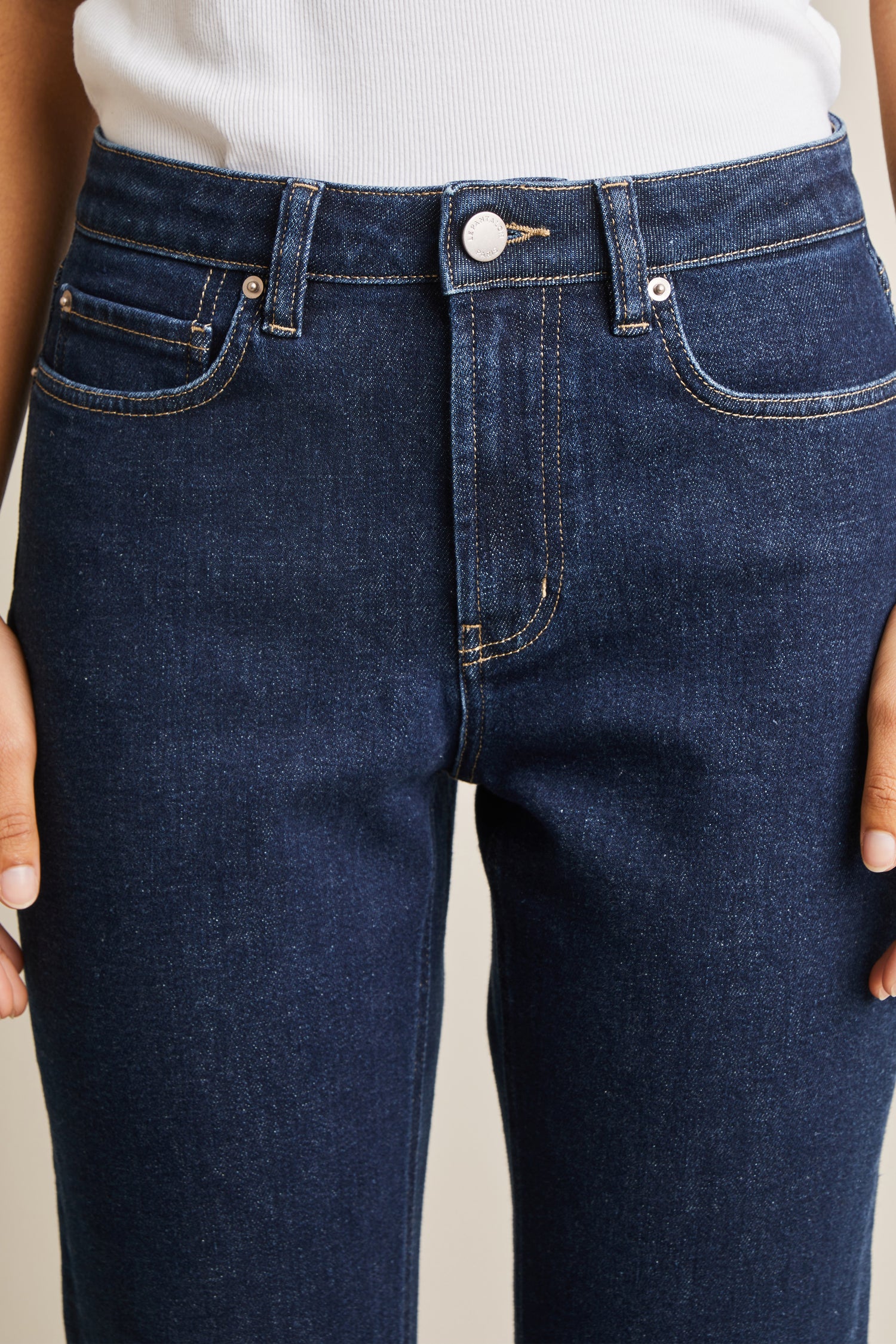 Jean girlfriend bleu