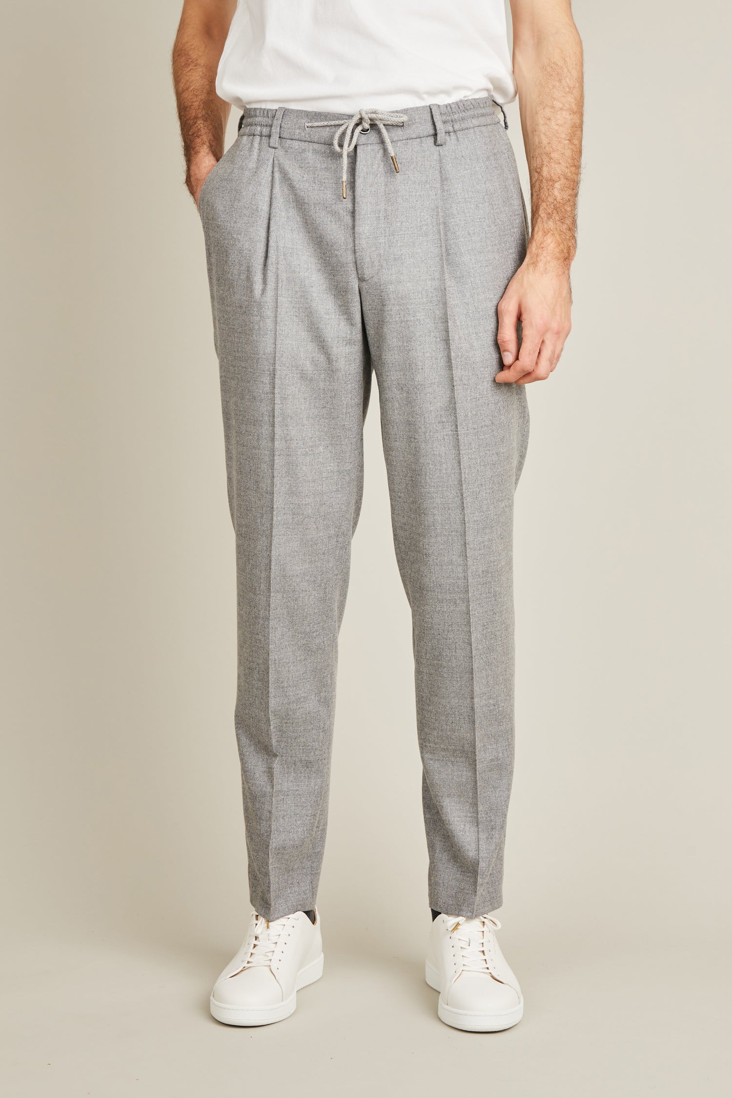 Grey flannel jogpant
