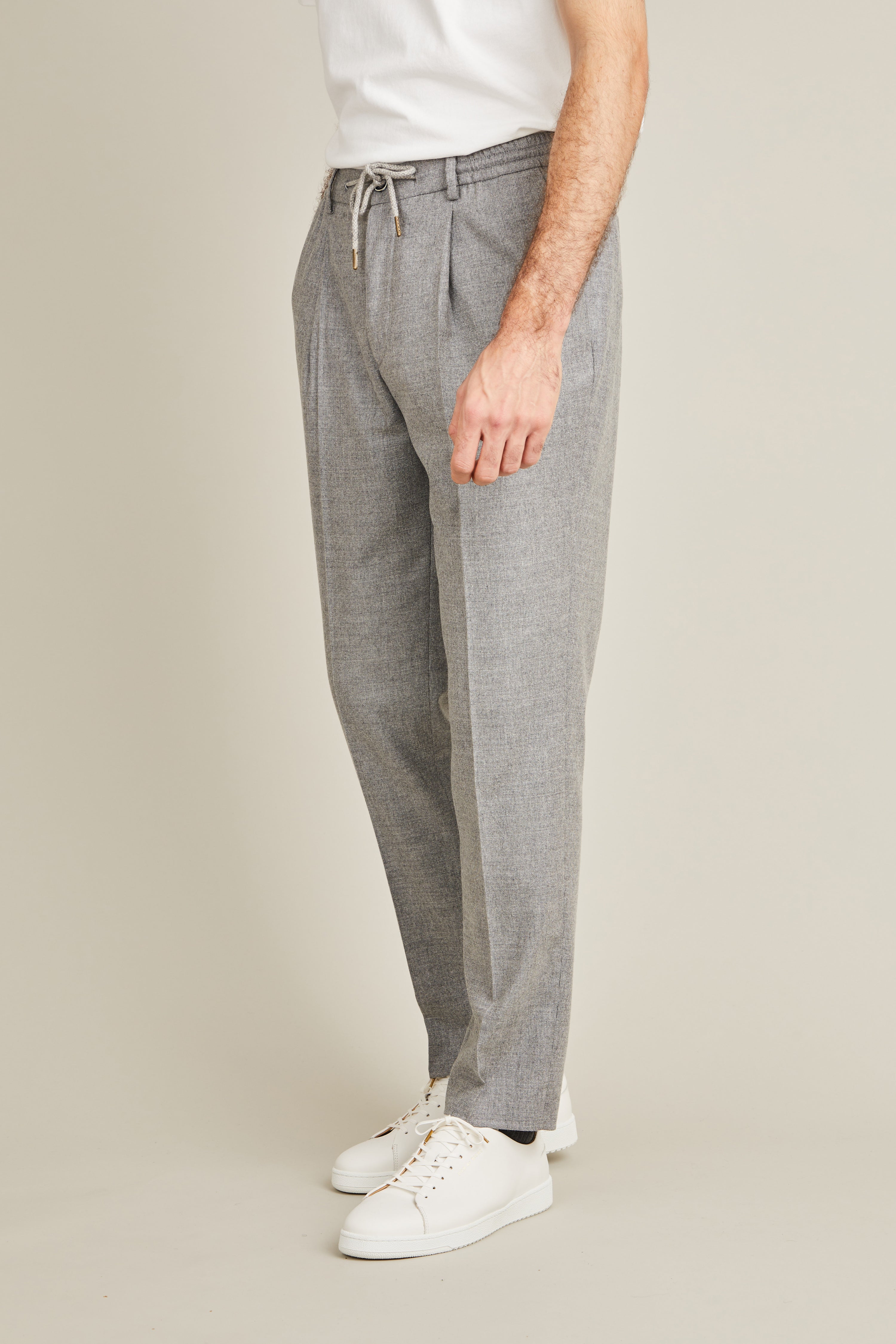 Grey flannel jogpant