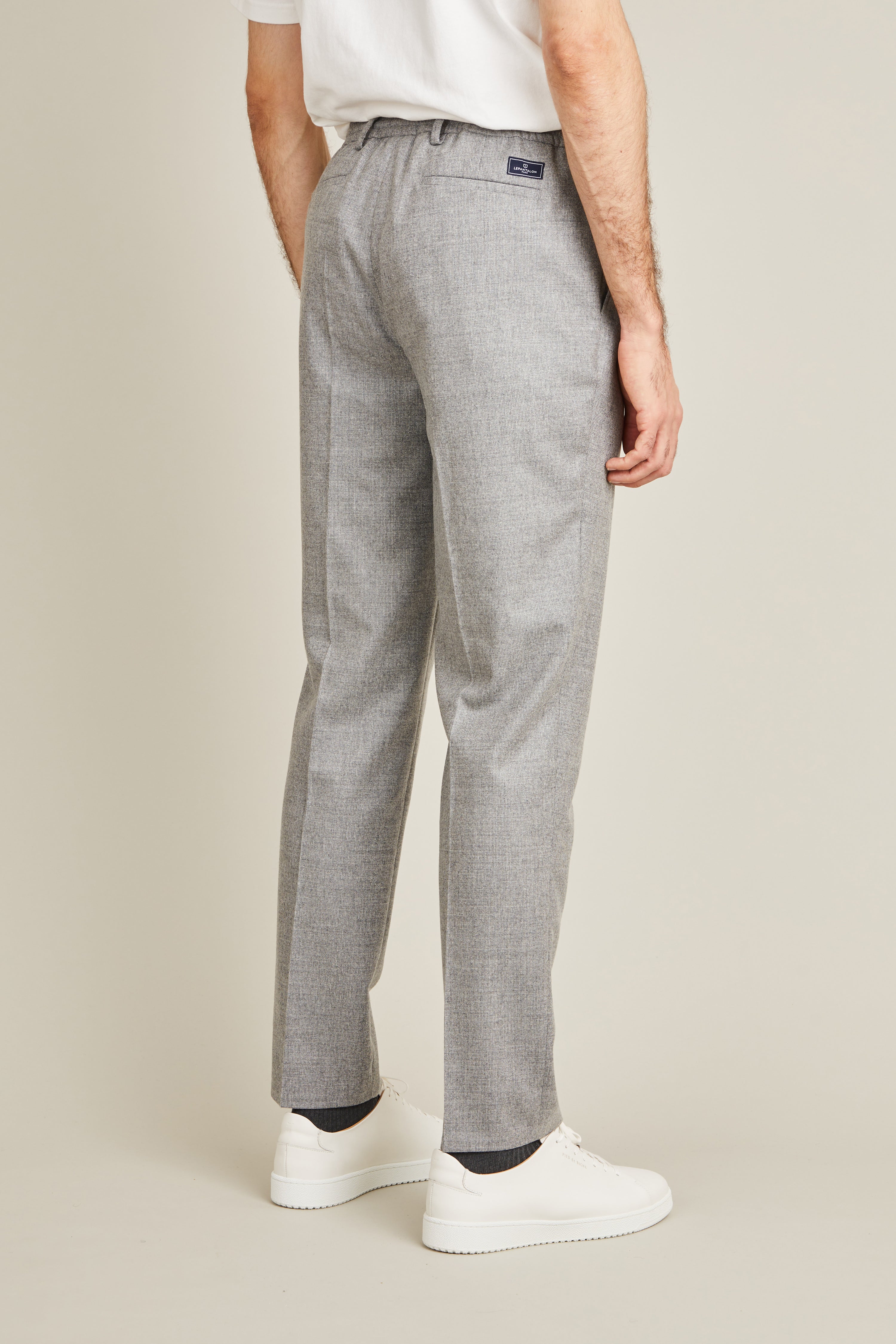 Grey flannel jogpant