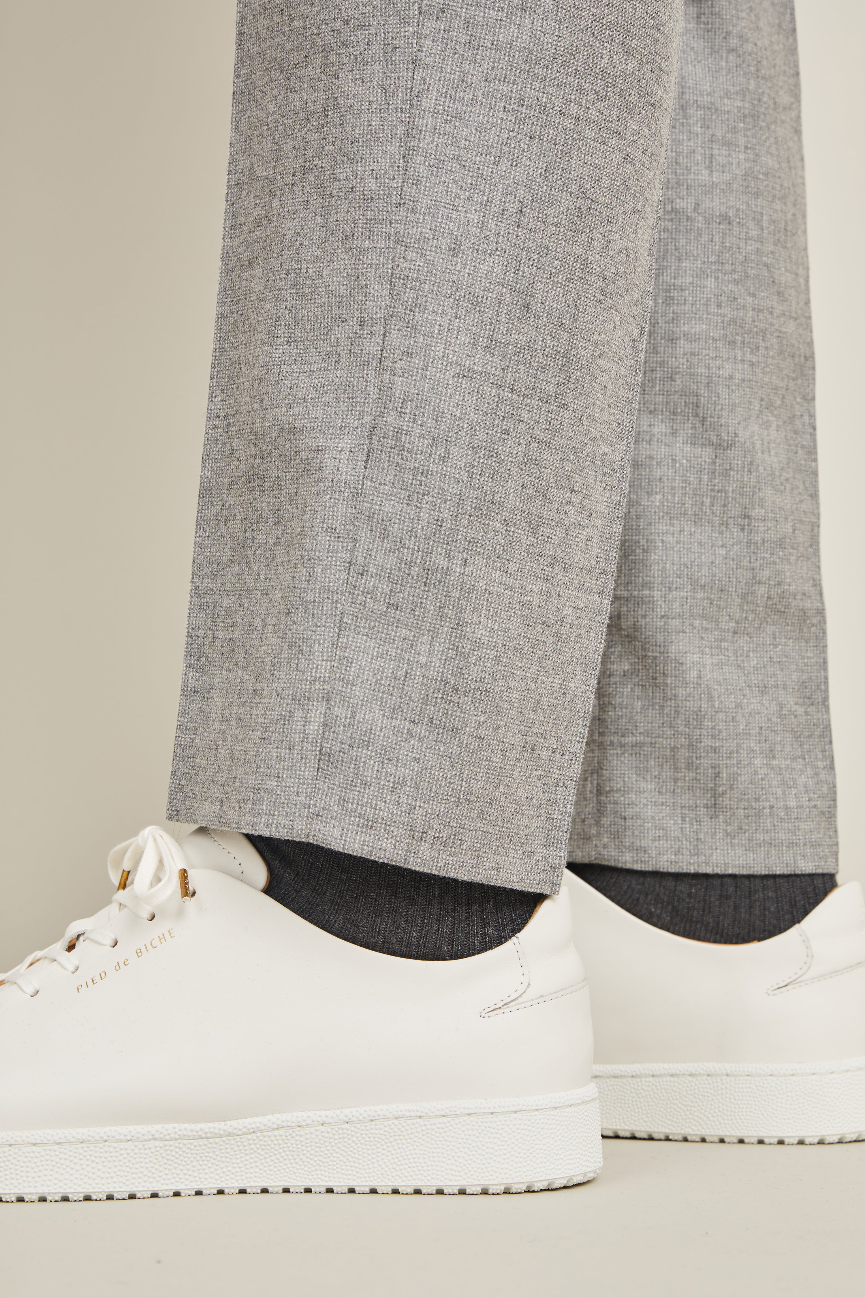 Grey flannel jogpant