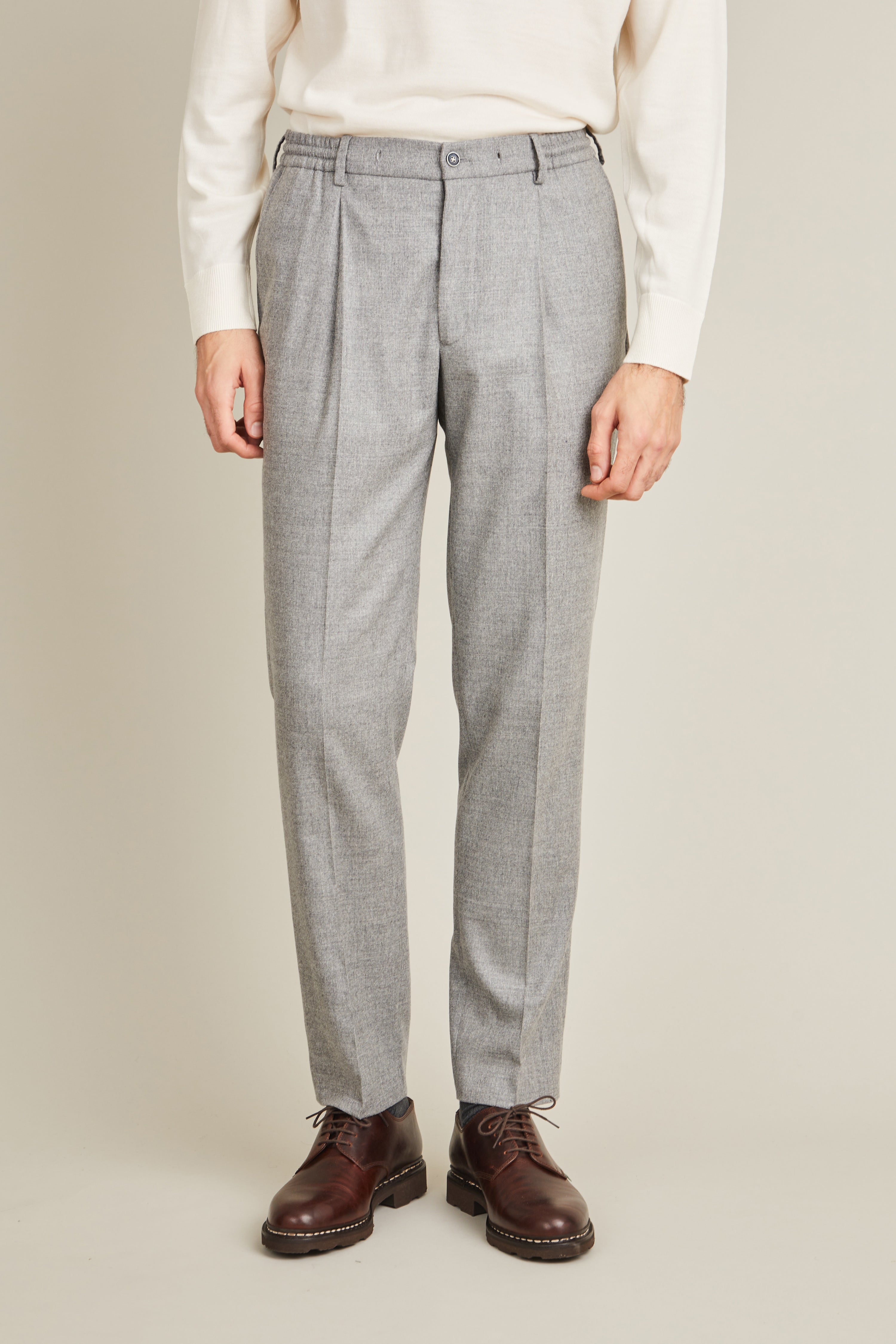 Grey flannel jogpant