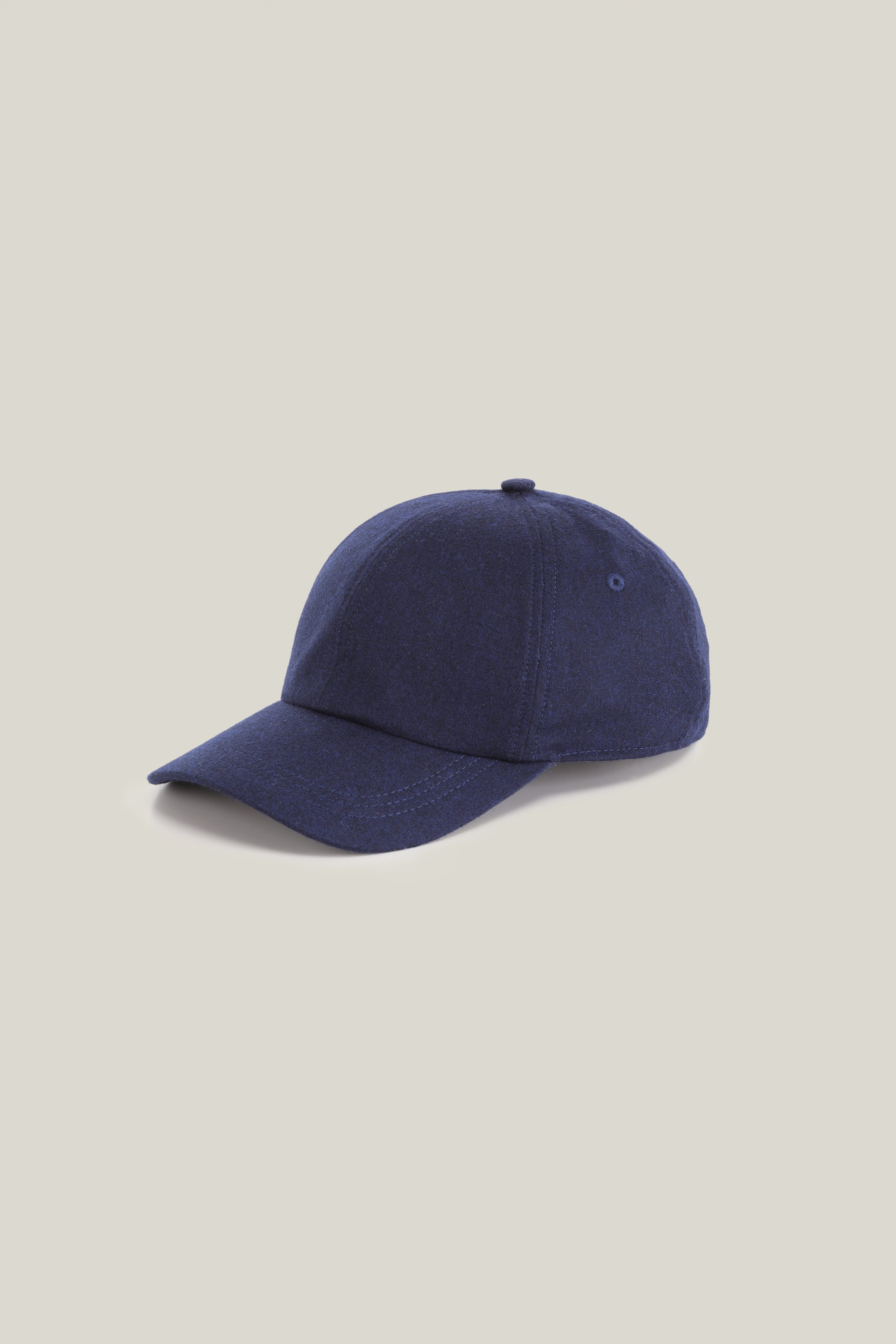 Casquette en flanelle bleu