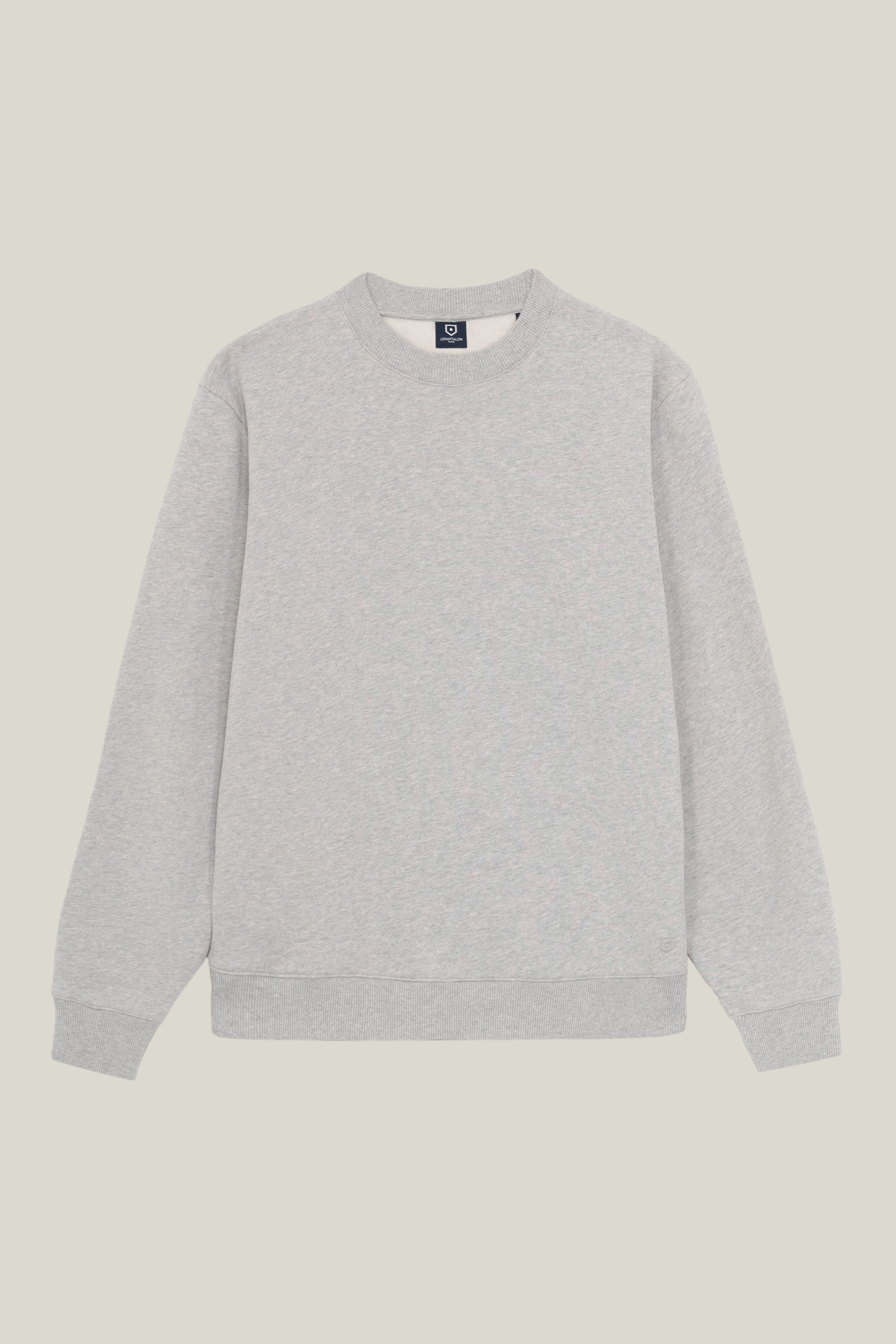 Sweat gris chiné