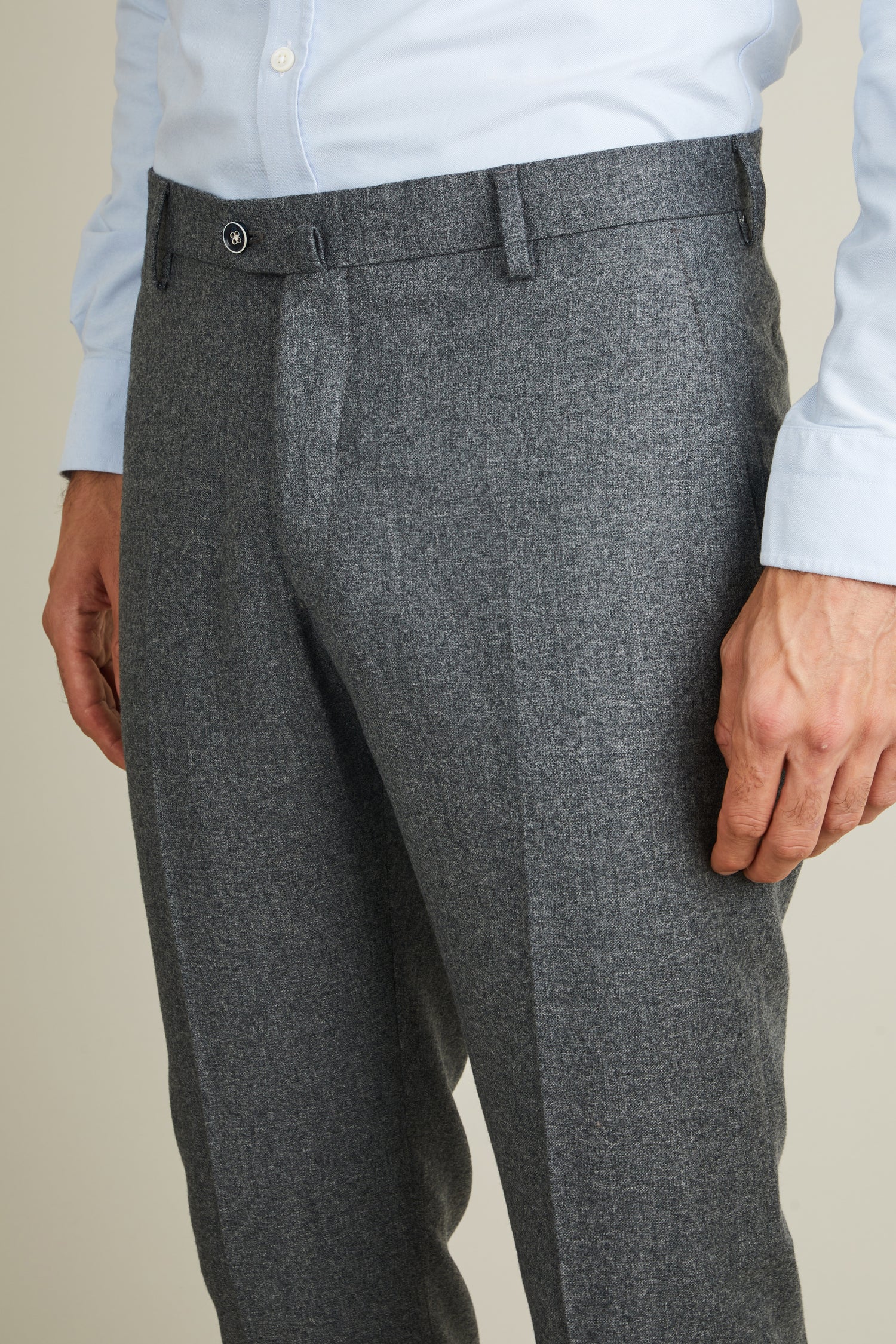 Heather grey flannel pants