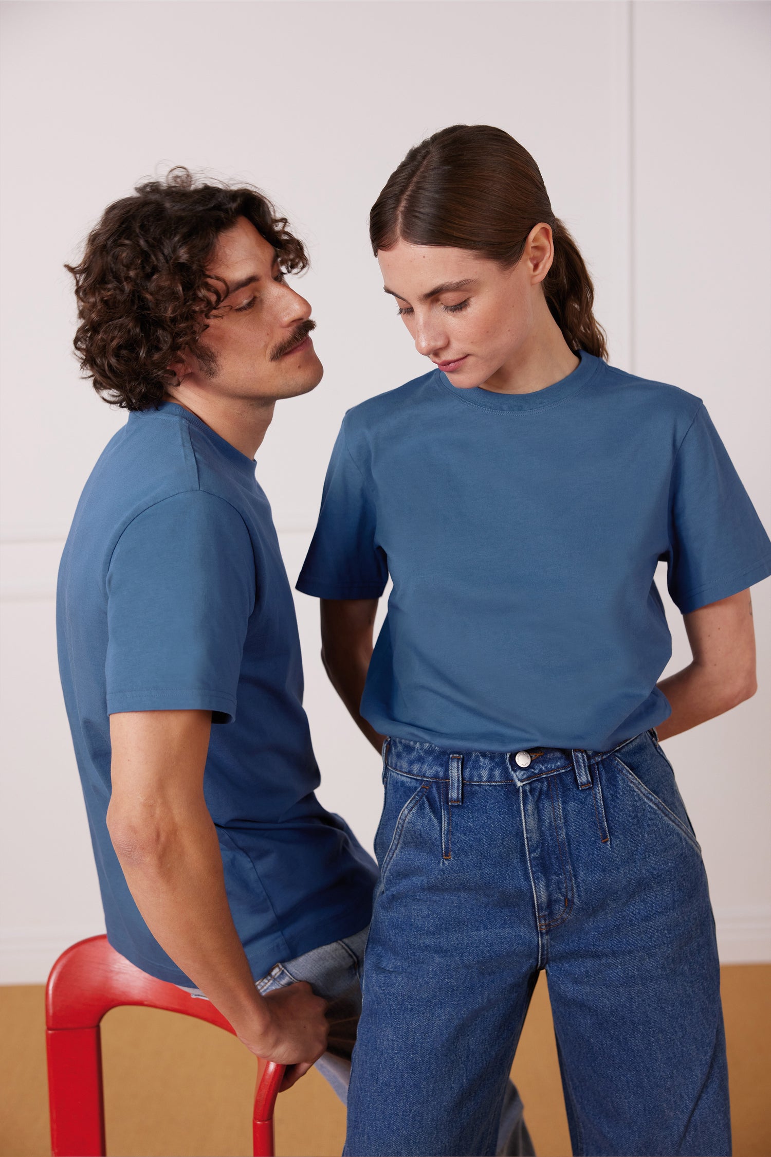 Tee-shirt bleu