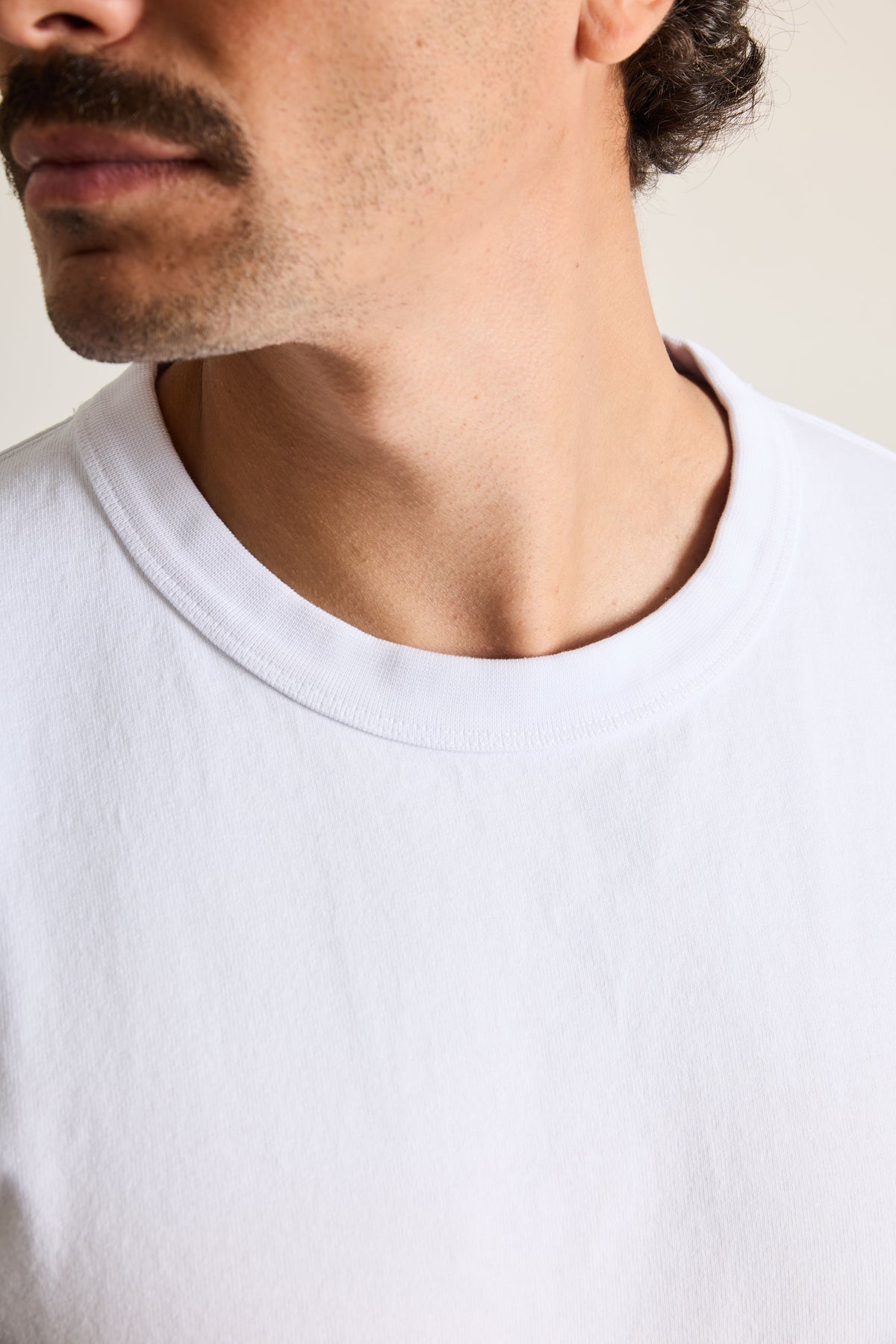 Thick cotton t-shirt White