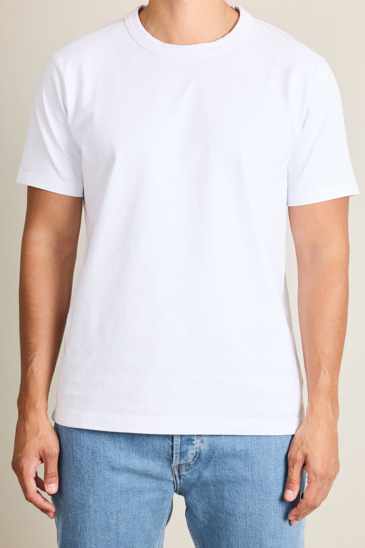 Tee-shirt coton épais blanc