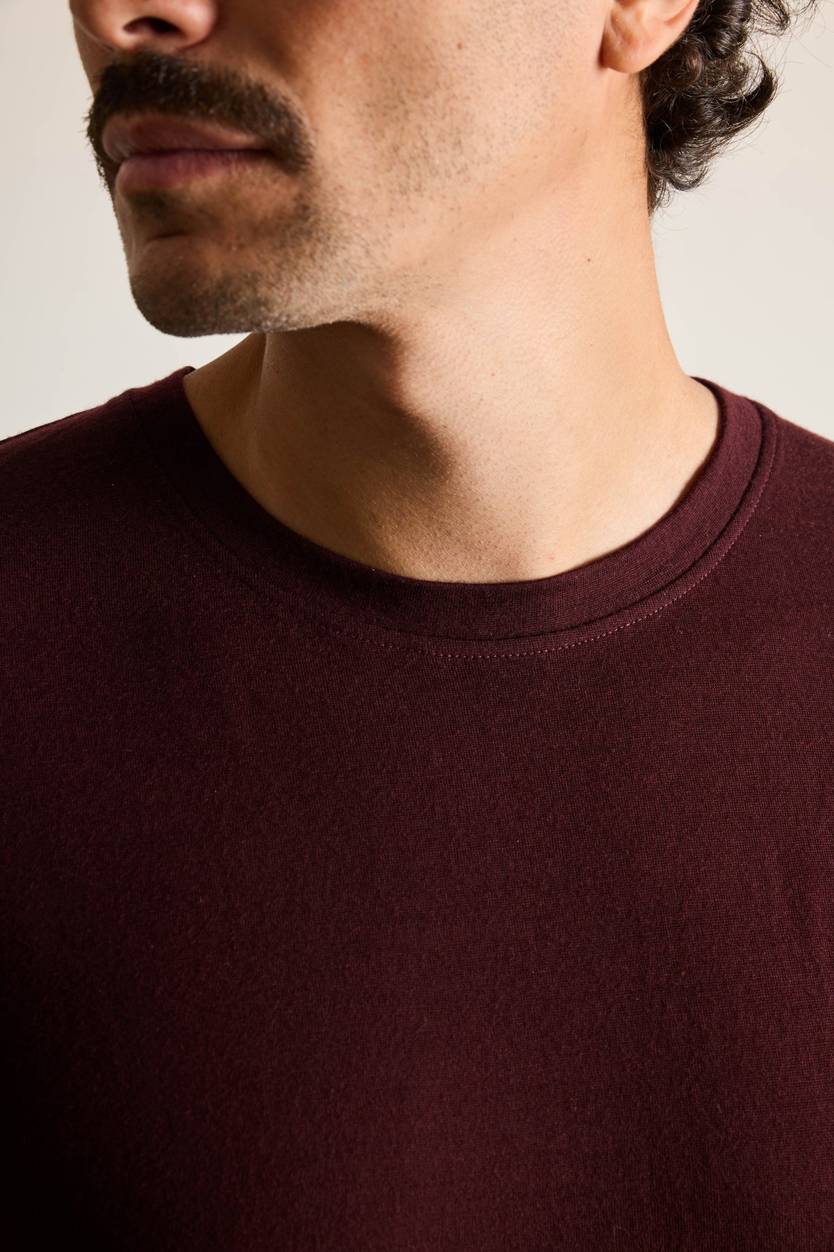 Wine Merino T-shirt
