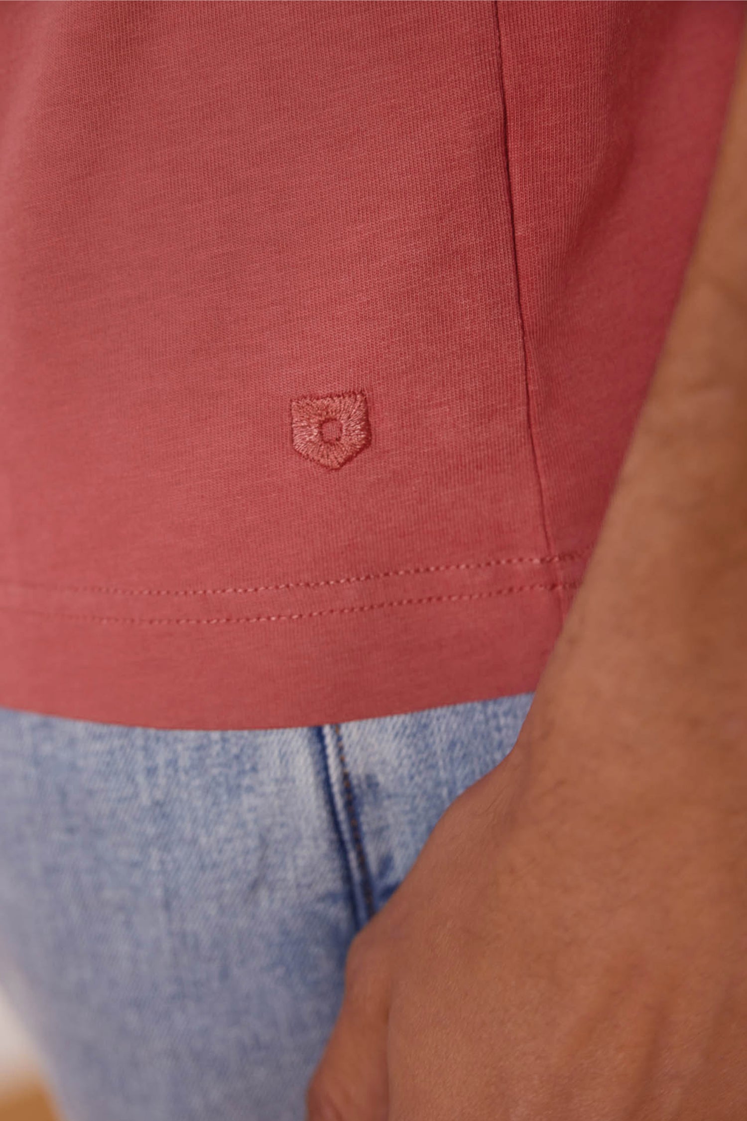 Tee-shirt saumon