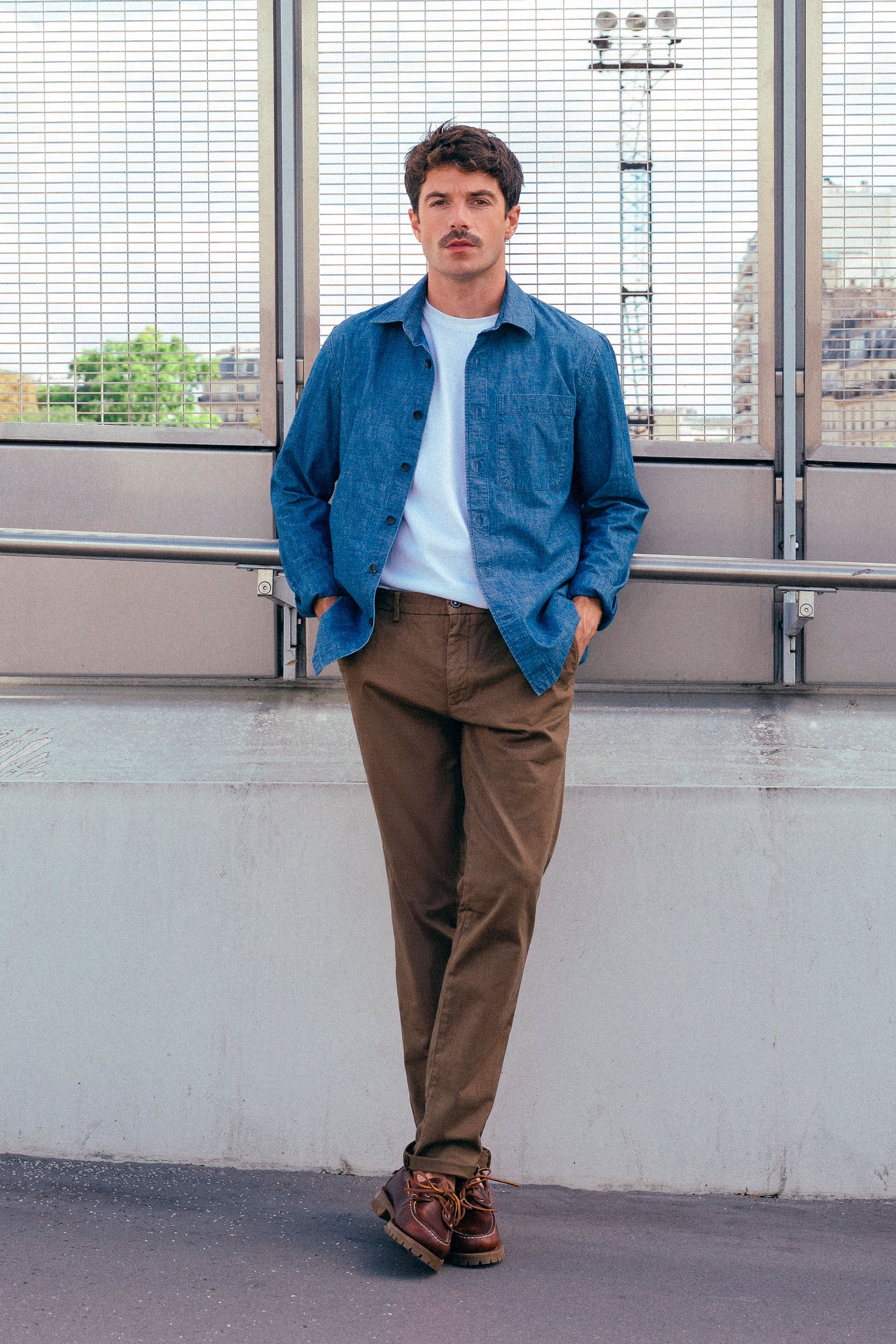 Tobacco easy chinos