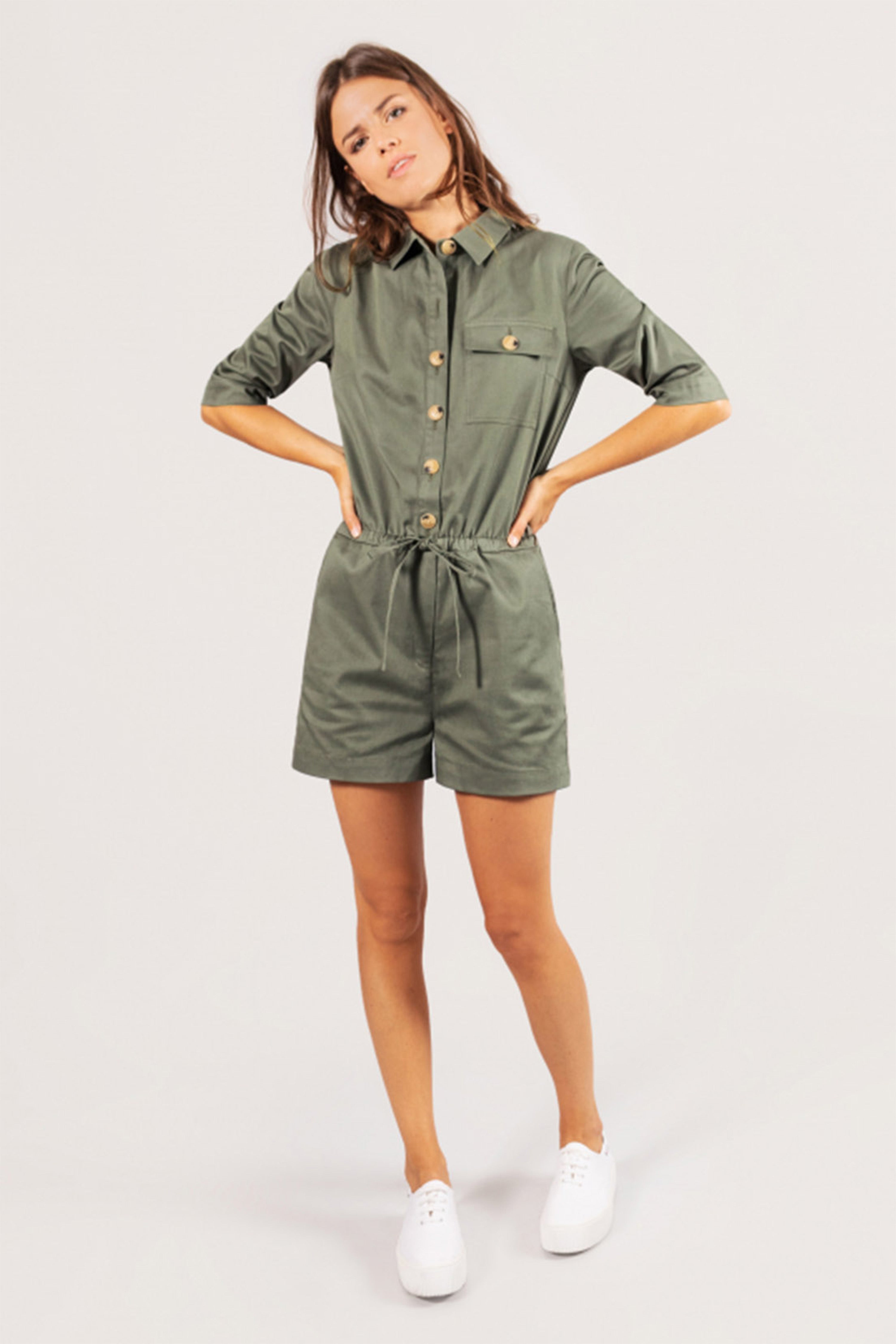 Khaki playsuit