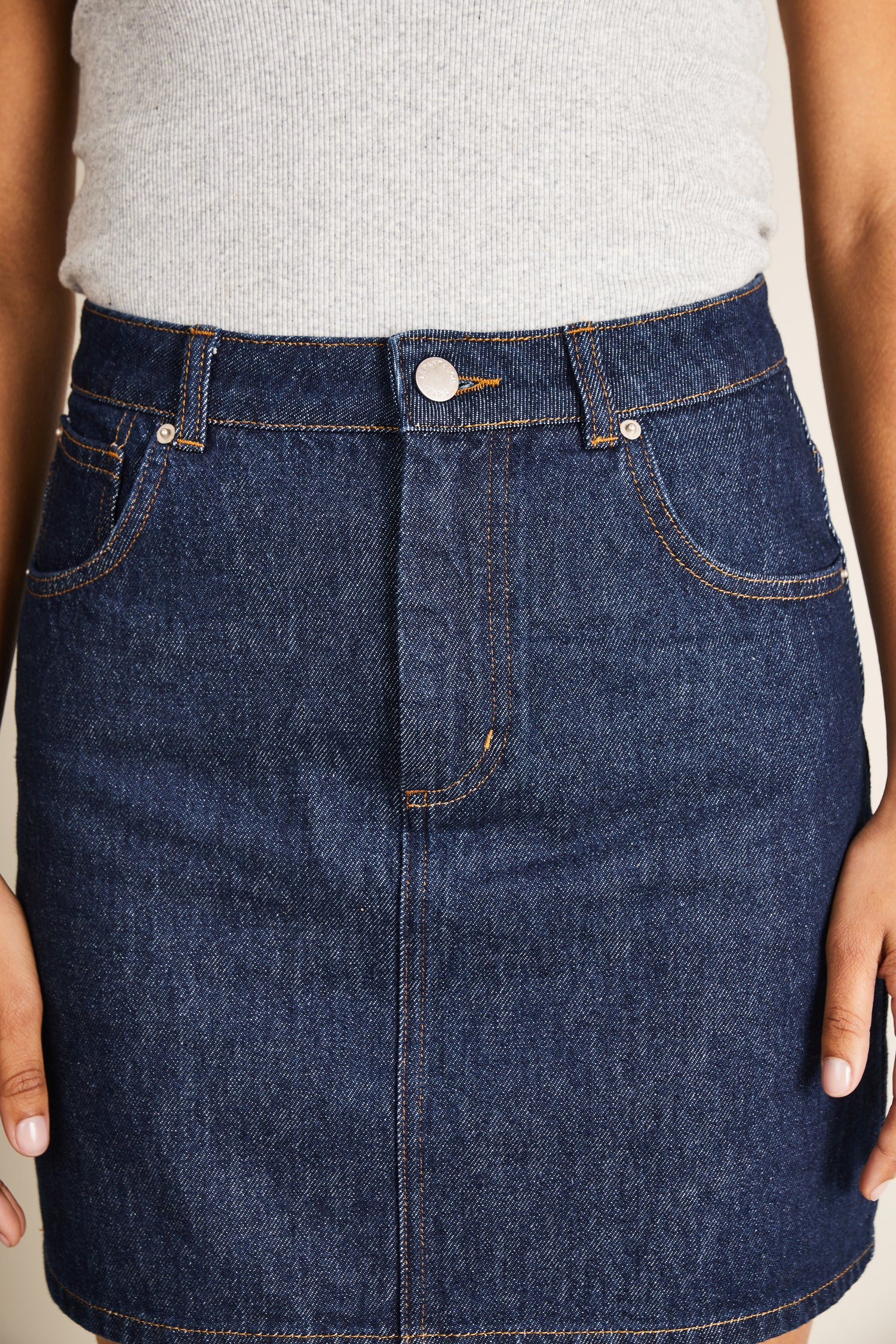Jupe en jean bleue