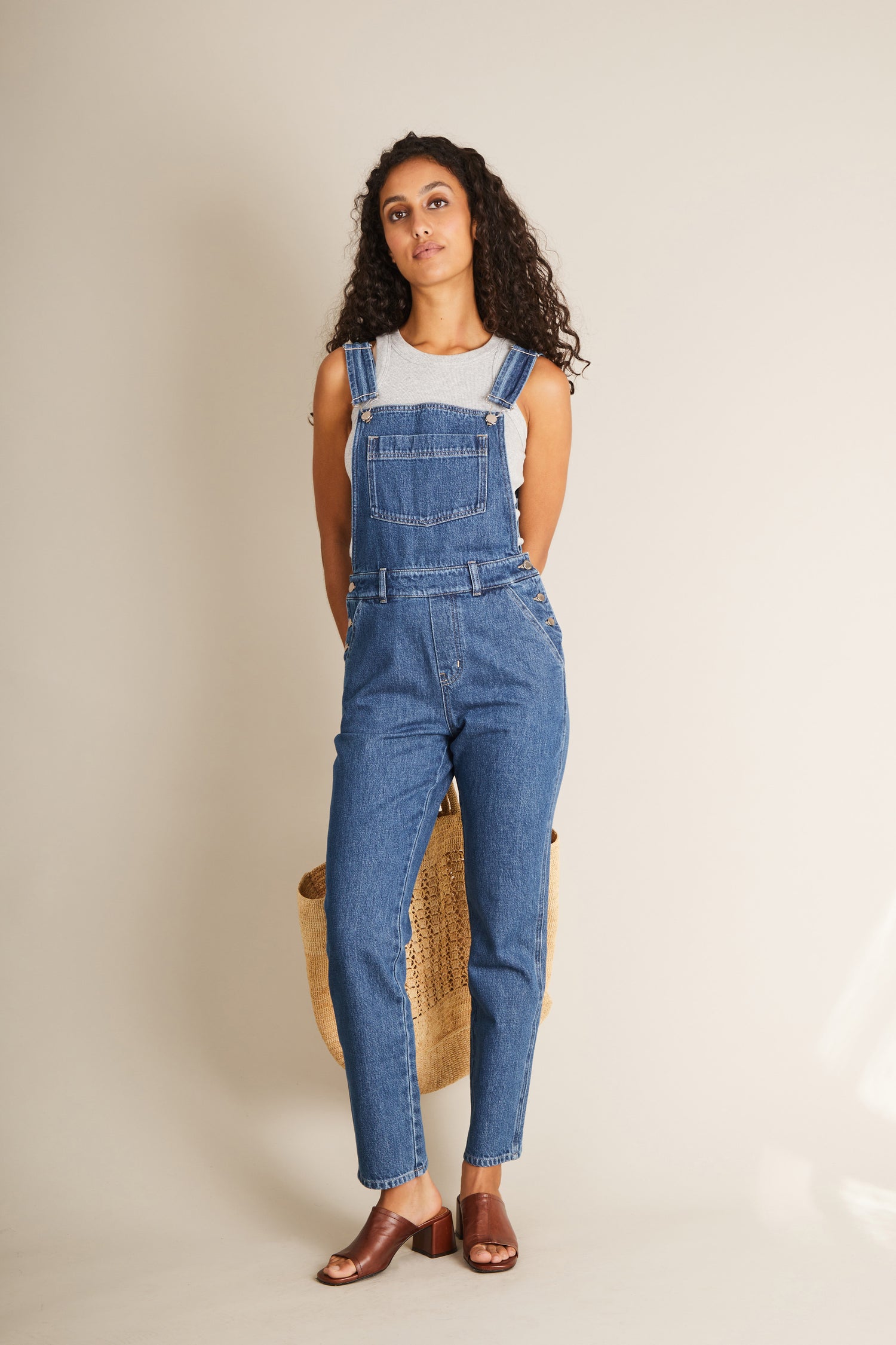 Salopette bleue