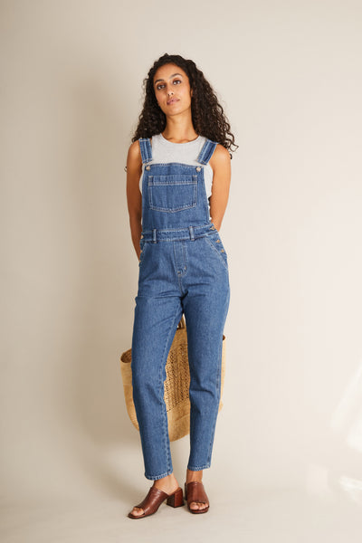Blue overalls