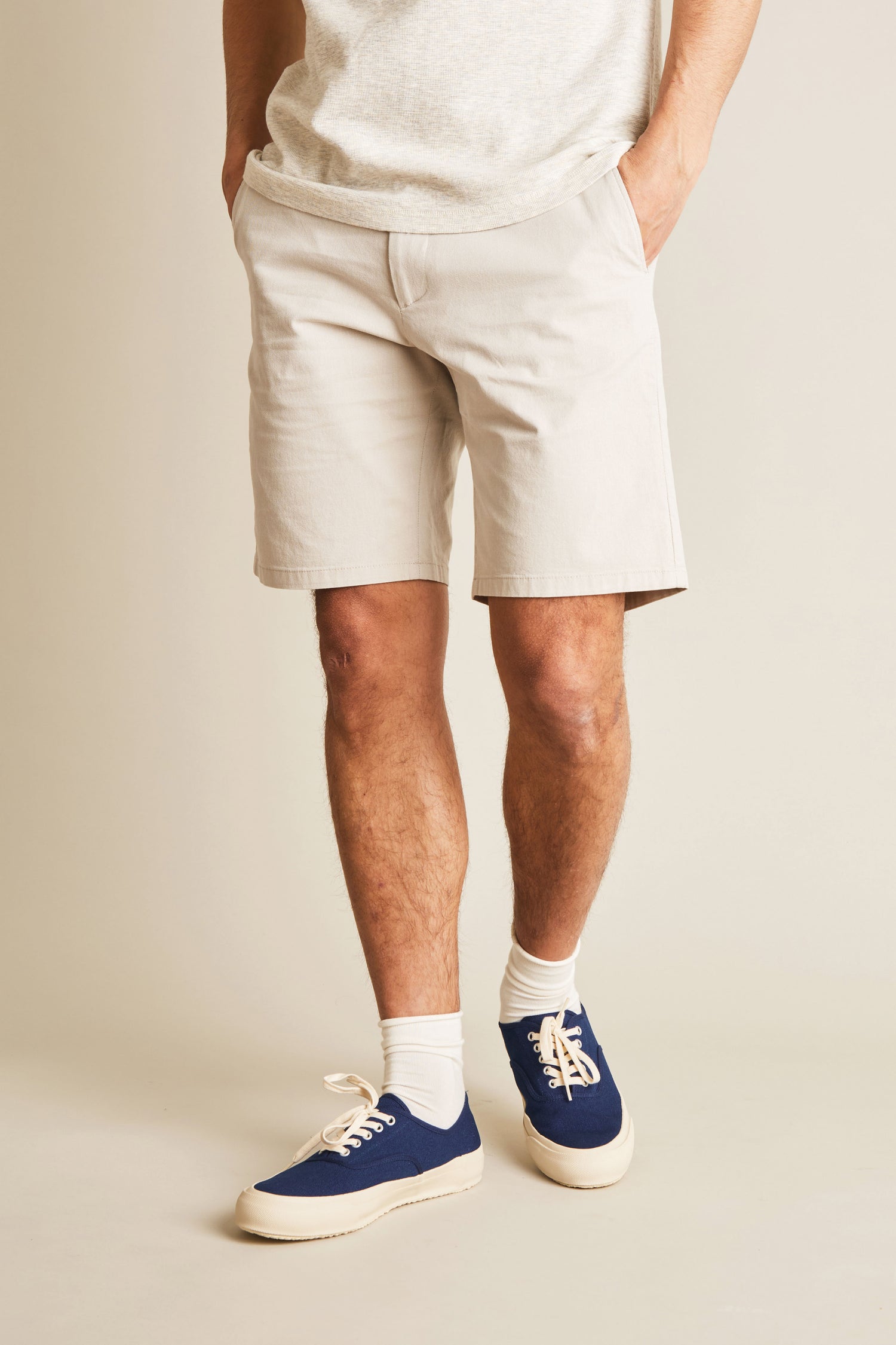 Bermuda aérien beige