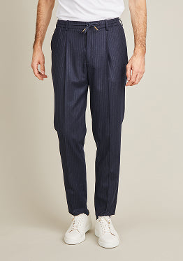 Flannel jogging pants